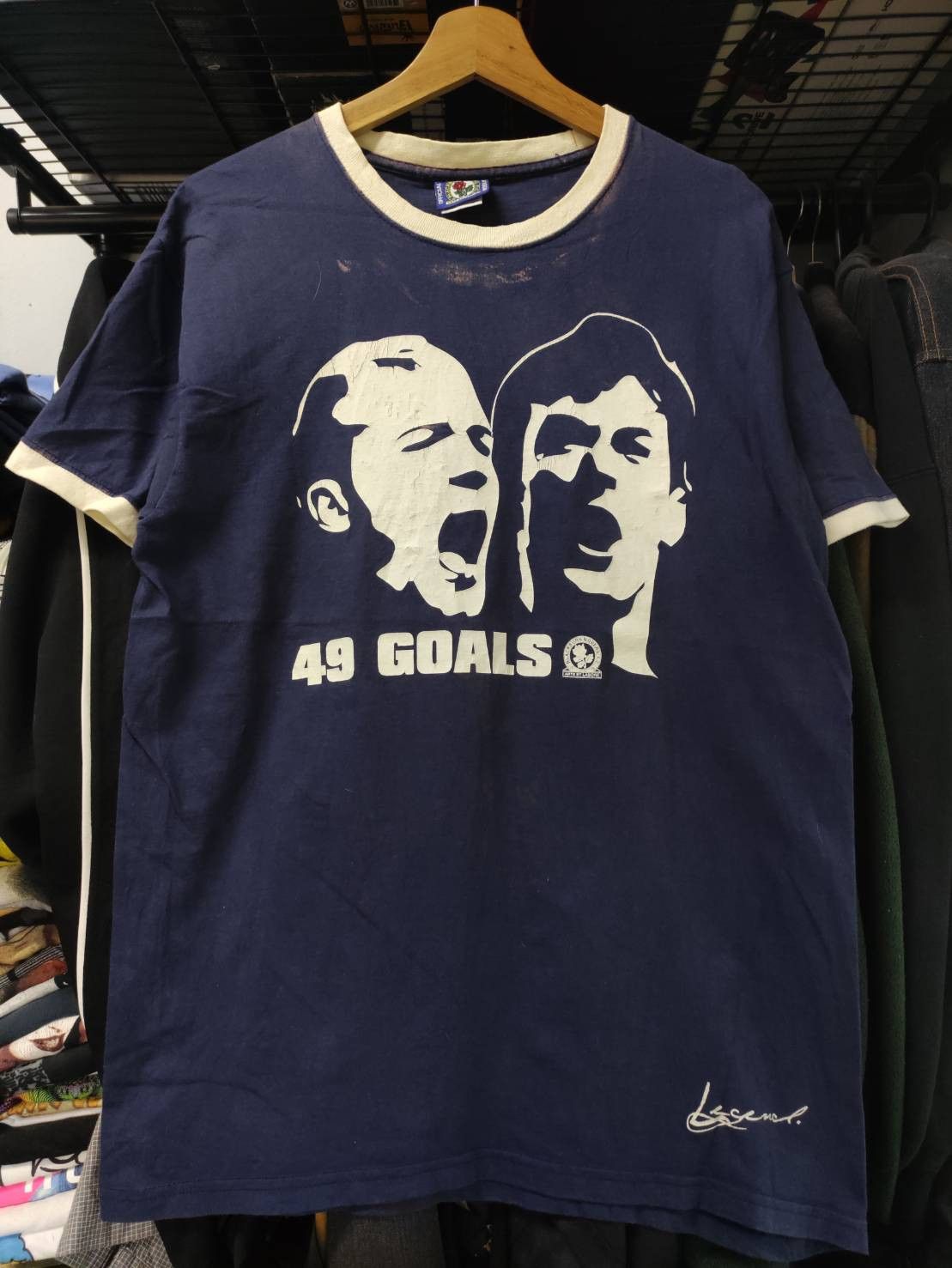 Vintage Vtg 90's "S.A.S."49Goals Blackburn Rovers Champ 1995 T-Shirt Size US L / EU 52-54 / 3 - 3 Thumbnail