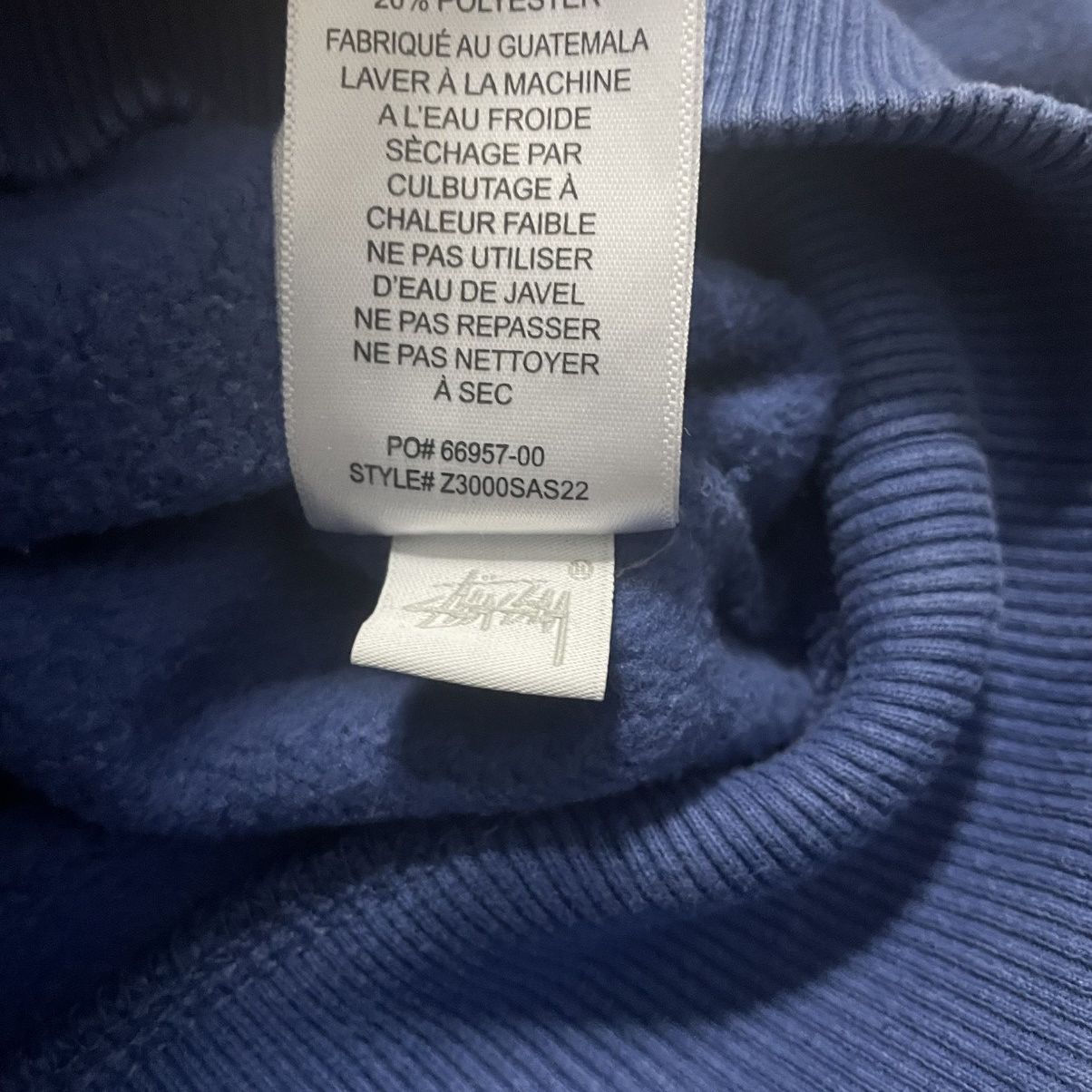 Stussy Stussy Tokyo Blue Sweatshirt Size US L / EU 52-54 / 3 - 4 Thumbnail