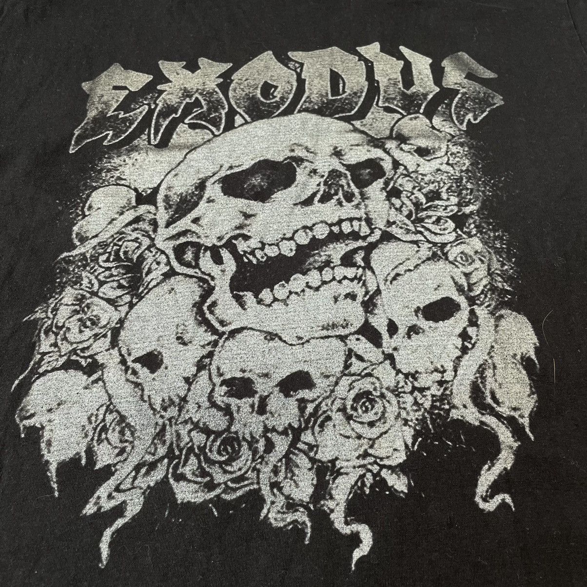 Vintage Vintage 00s Exodus Horror Graphic Tee Grunge Dark Tapered M Size US M / EU 48-50 / 2 - 5 Thumbnail