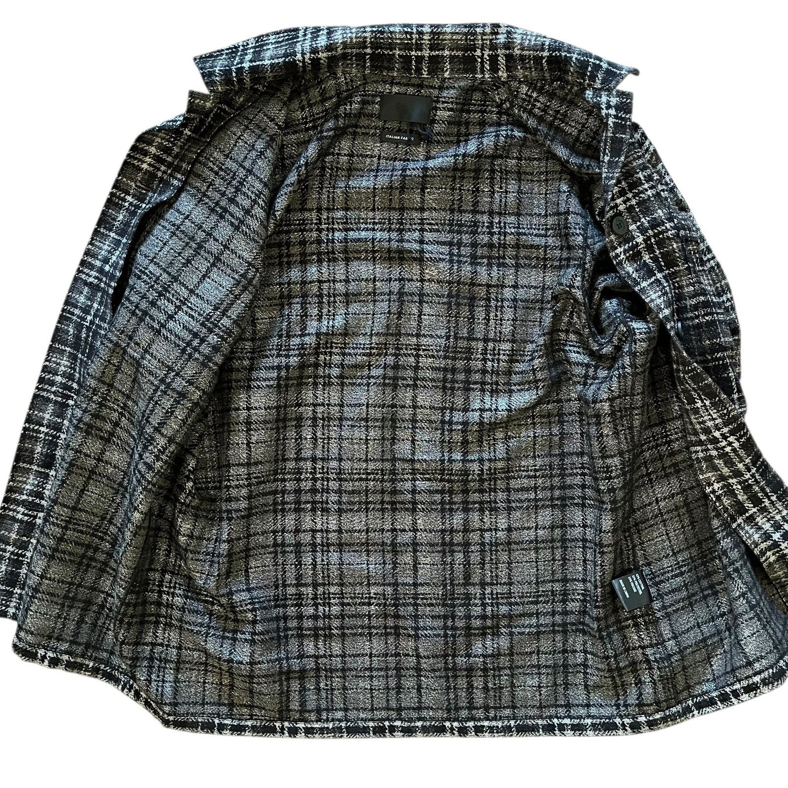 Rta NWT RtA Barry Shirt Jacket Shacket in Metallic Army Plaid Size M / US 6-8 / IT 42-44 - 7 Thumbnail