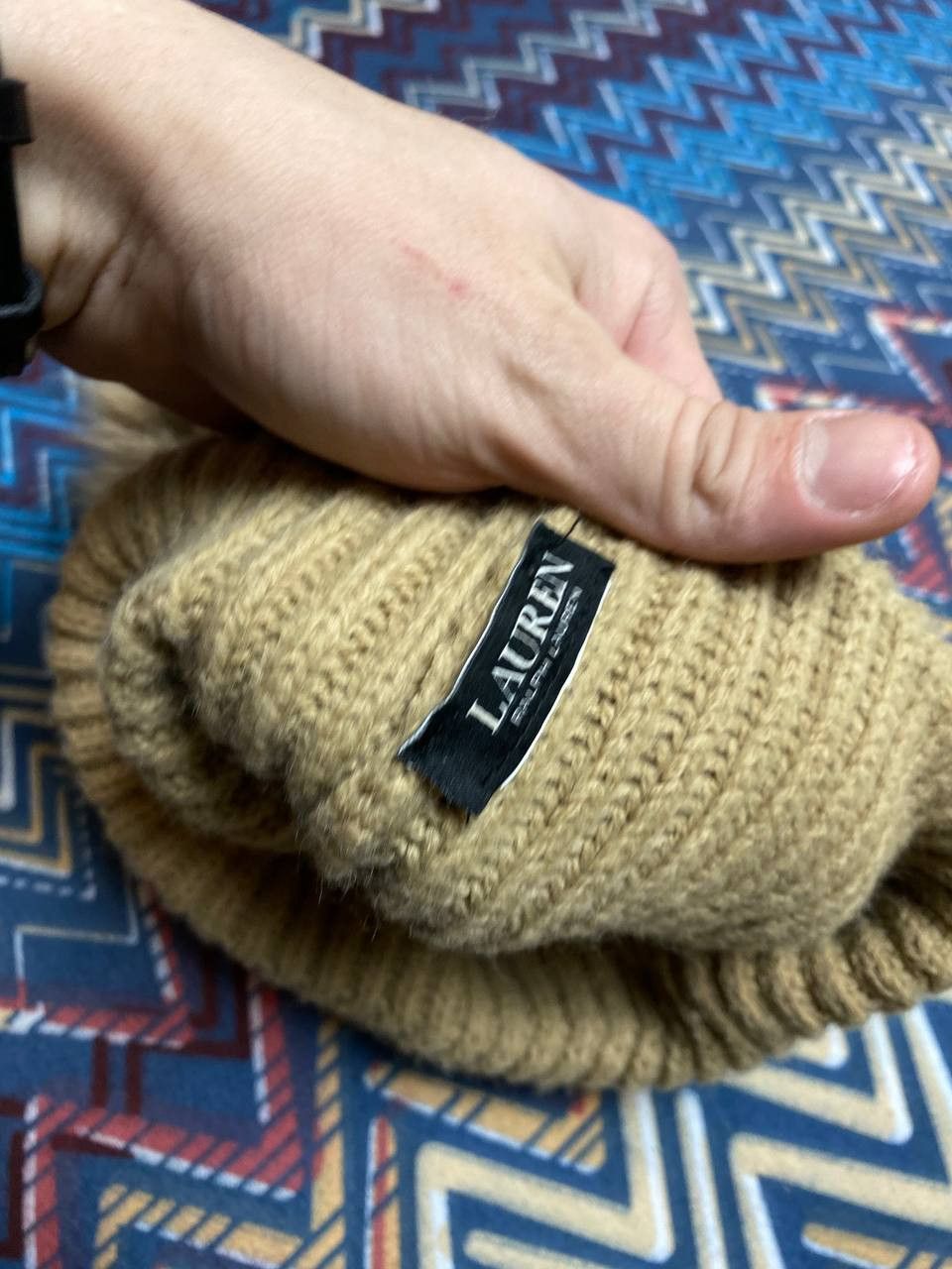 Lauren Ralph Lauren Hats Vintage Lauren Ralph Lauren Y2K beige Streetwear Size ONE SIZE - 2 Thumbnail