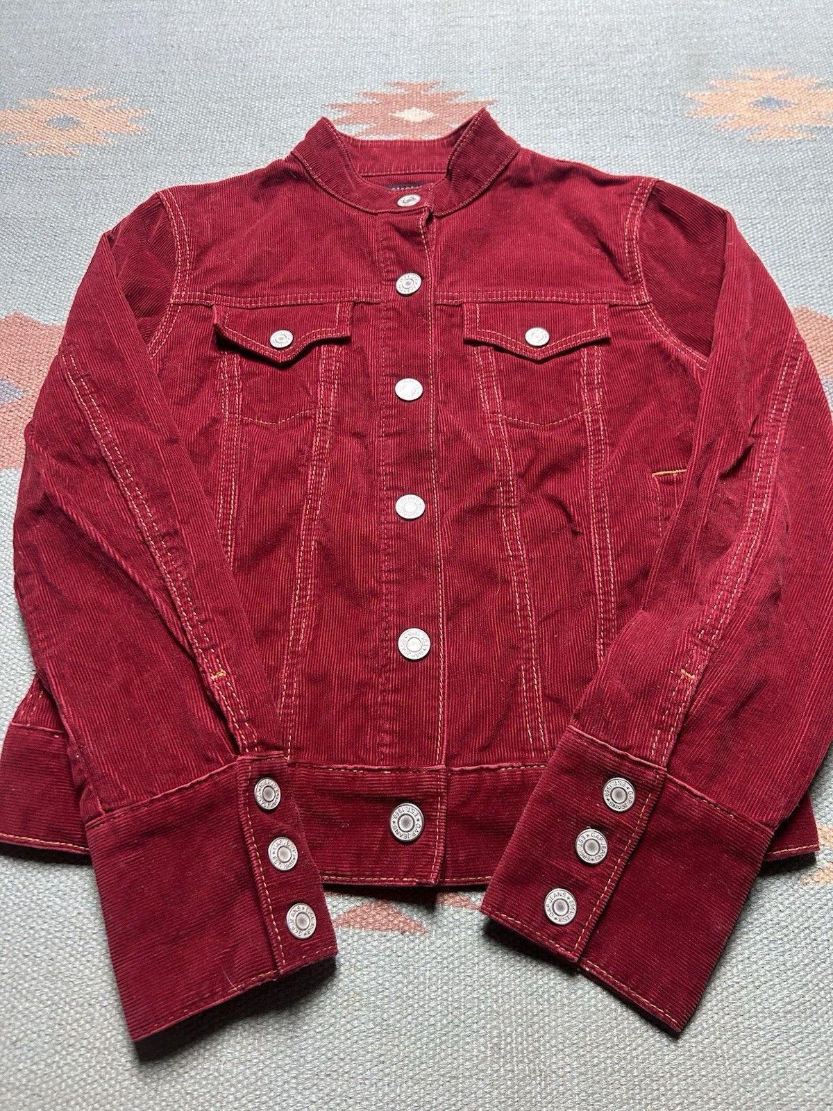 Gap Gap corduroy jacket stretch red western 4 pocket women’s XS Size XS / US 0-2 / IT 36-38 - 2 Thumbnail