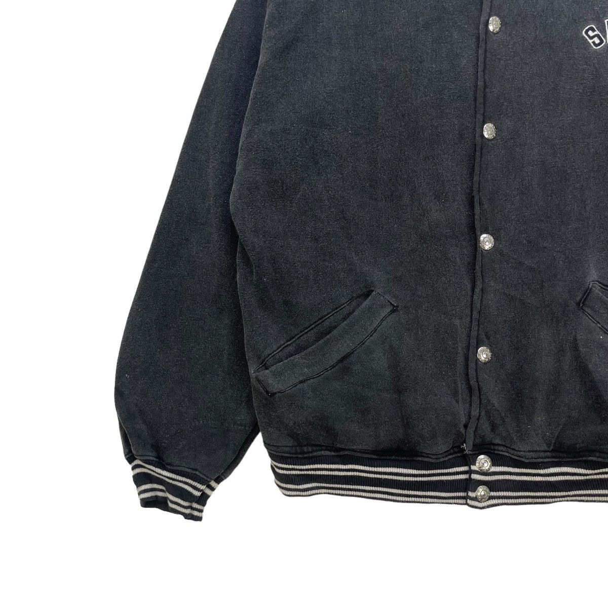 Gap 🔥Vintage Gap Blanc Bleu Bomber Embroidered Logo Jacket Size US M / EU 48-50 / 2 - 3 Thumbnail