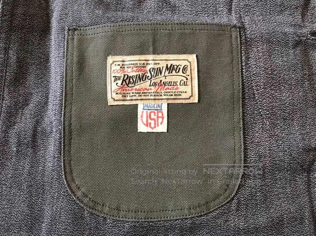 Rising Sun & Co. Rising Sun Canvas Work Vest Moss Green. Size US XS / EU 42 / 0 - 8 Thumbnail
