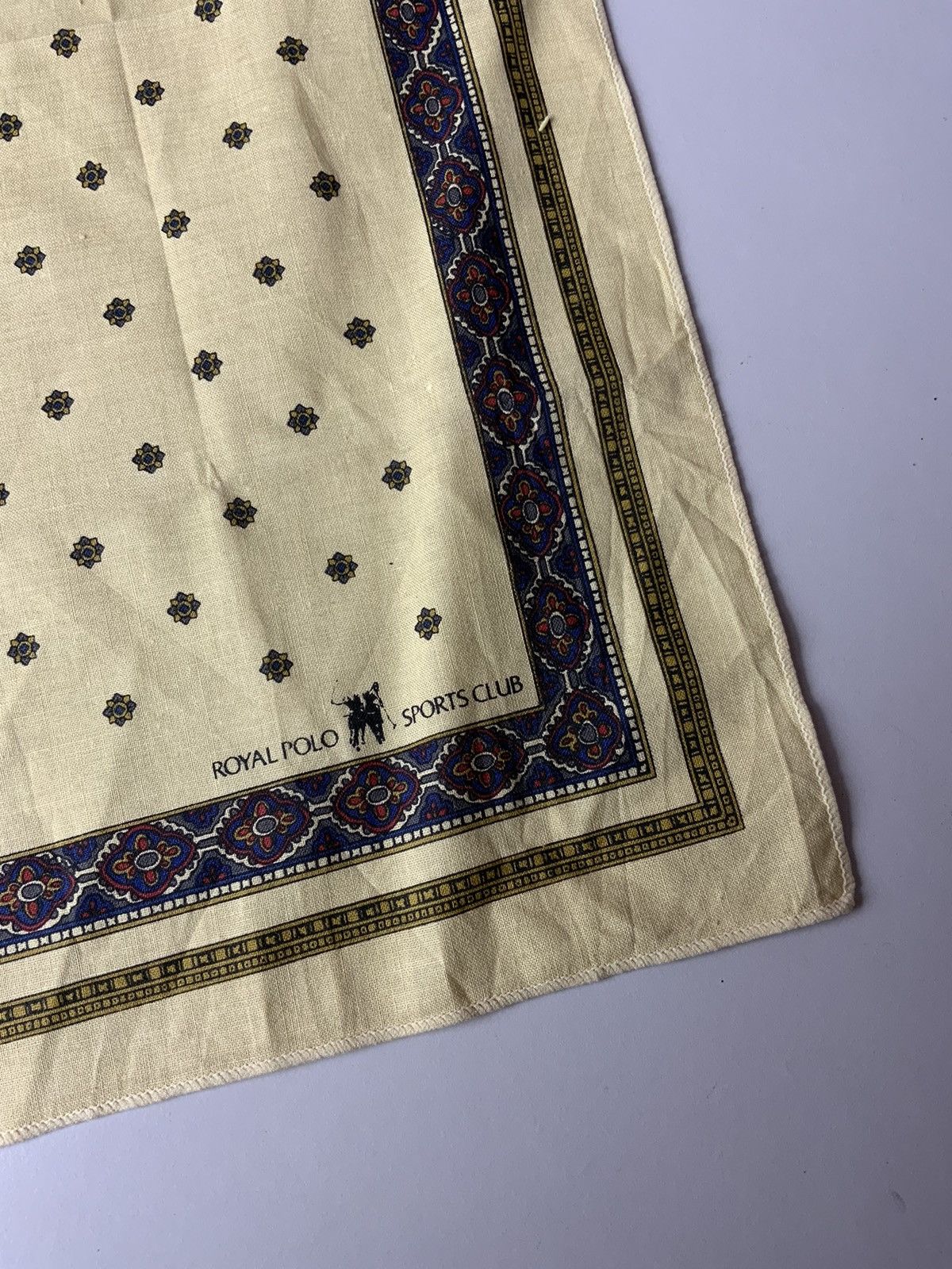 Beverly Hills Polo Club Royal Polo Sports Monogram Bandana Handkercheif Size ONE SIZE - 12 Thumbnail