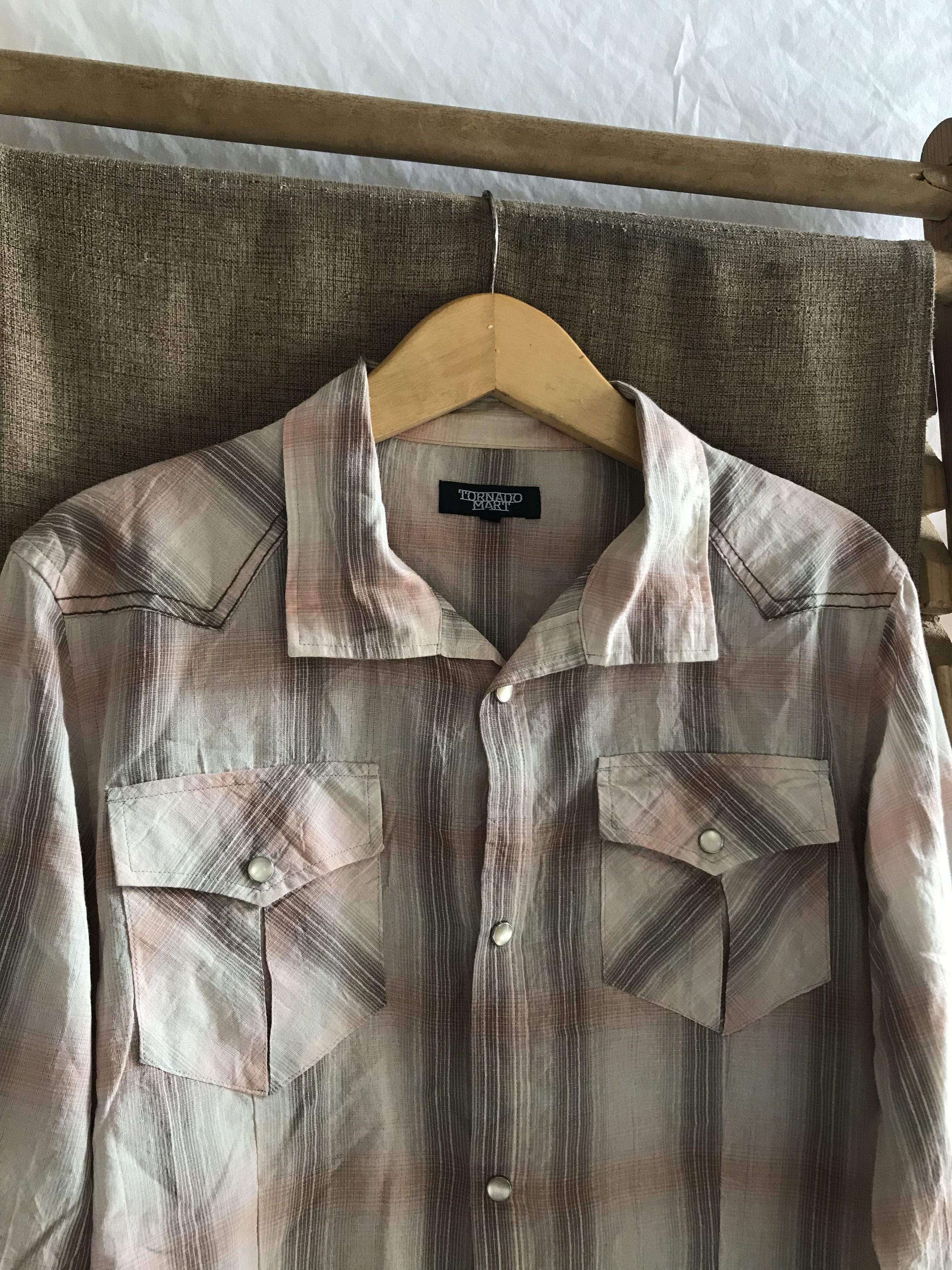 Tornado Mart Tornado Mart Plaid Western Shirt Size US M / EU 48-50 / 2 - 3 Thumbnail