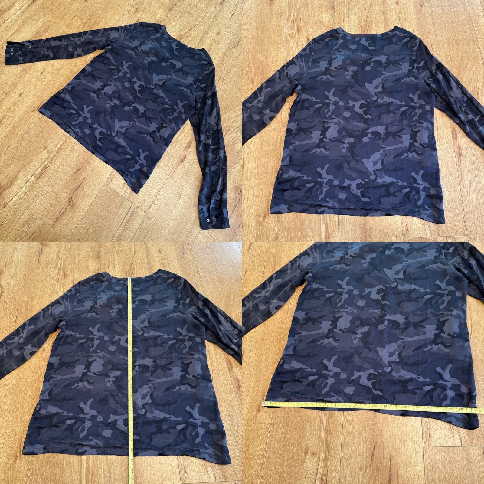 Equipment Equipment Femme 100% Silk Button Up Blouse Womens L Camo Print Quiet Luxury Clothing Shirt Size L / US 10 / IT 46 - 8 Thumbnail