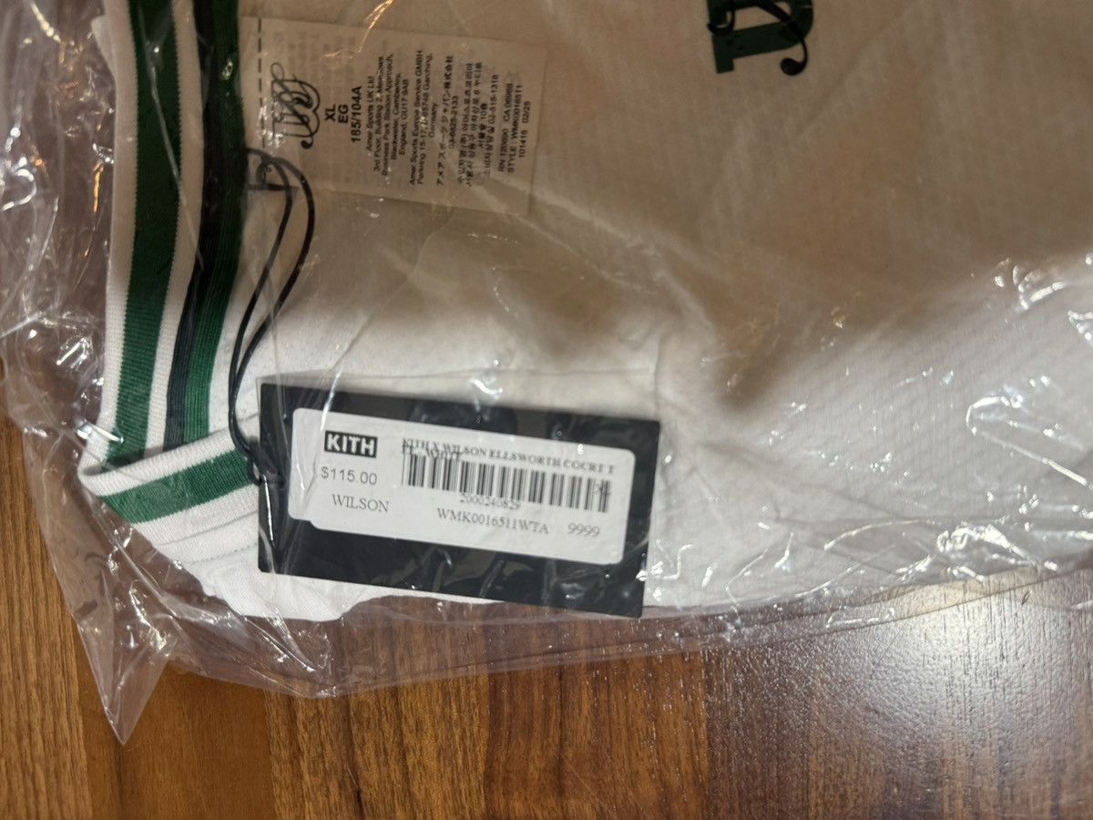 Kith × Wilson Kith for Wilson Ellsworth White Court Tee Jersey XL Tennis Size US XL / EU 56 / 4 - 8 Thumbnail