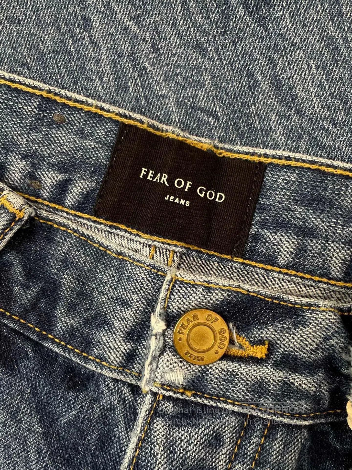 Fear of God Fear of God Jeans with Zip Hem. Size US 31 - 4 Thumbnail