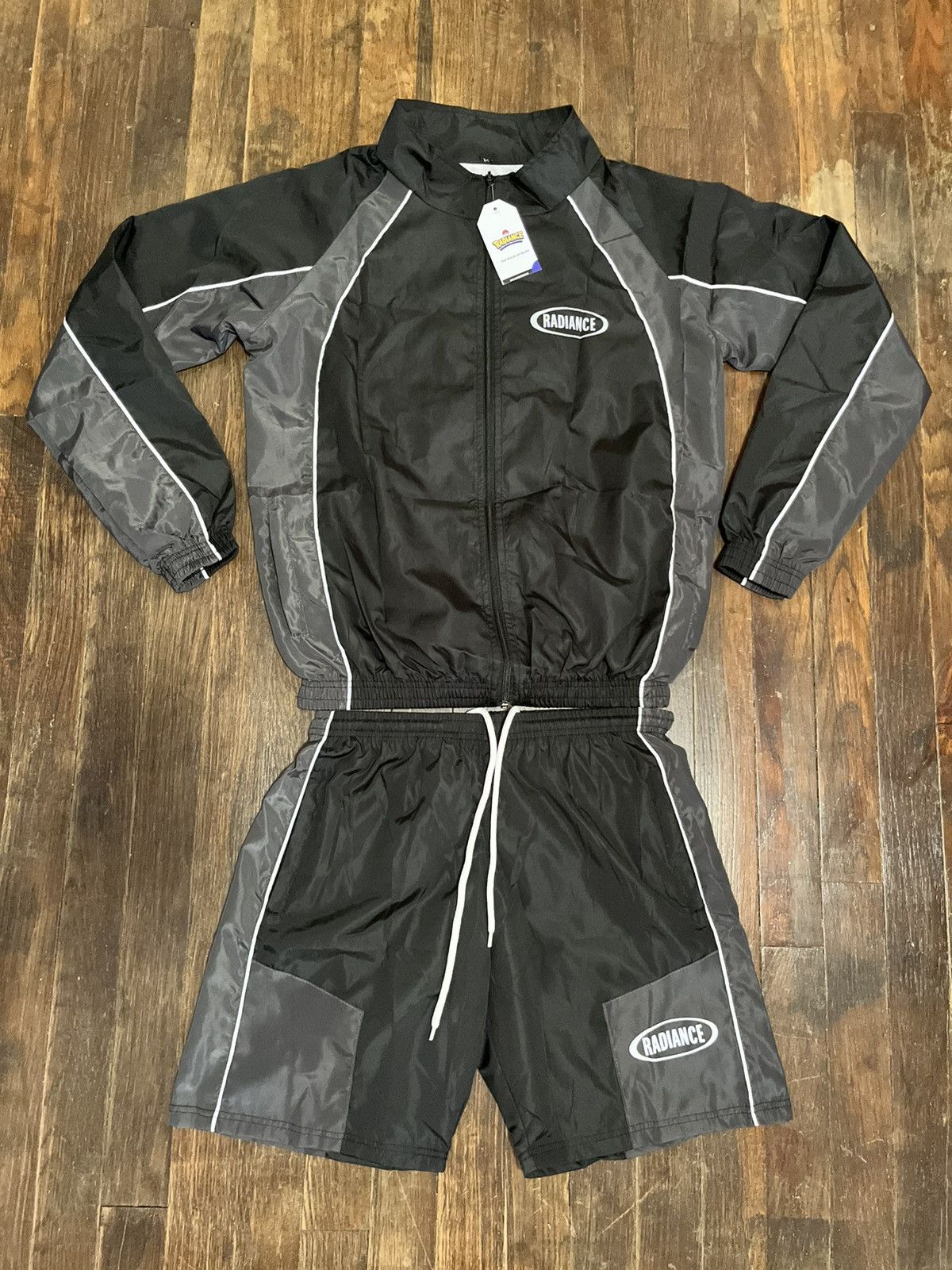 Nike y2k radiance windbreaker set black gray men’s large Size M / US 6-8 / IT 42-44 - 2 Thumbnail