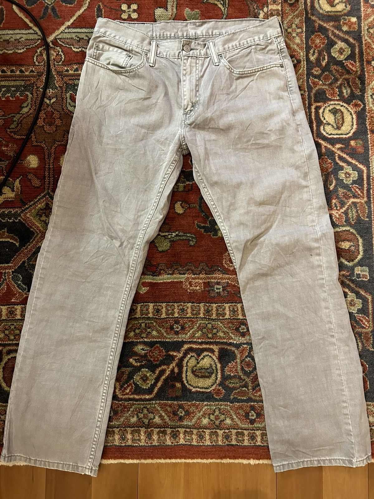 Levi's × Levi's Vintage Clothing Vintage Light Grey Levi’s 514 Size US 34 / EU 50 - 1 Thumbnail