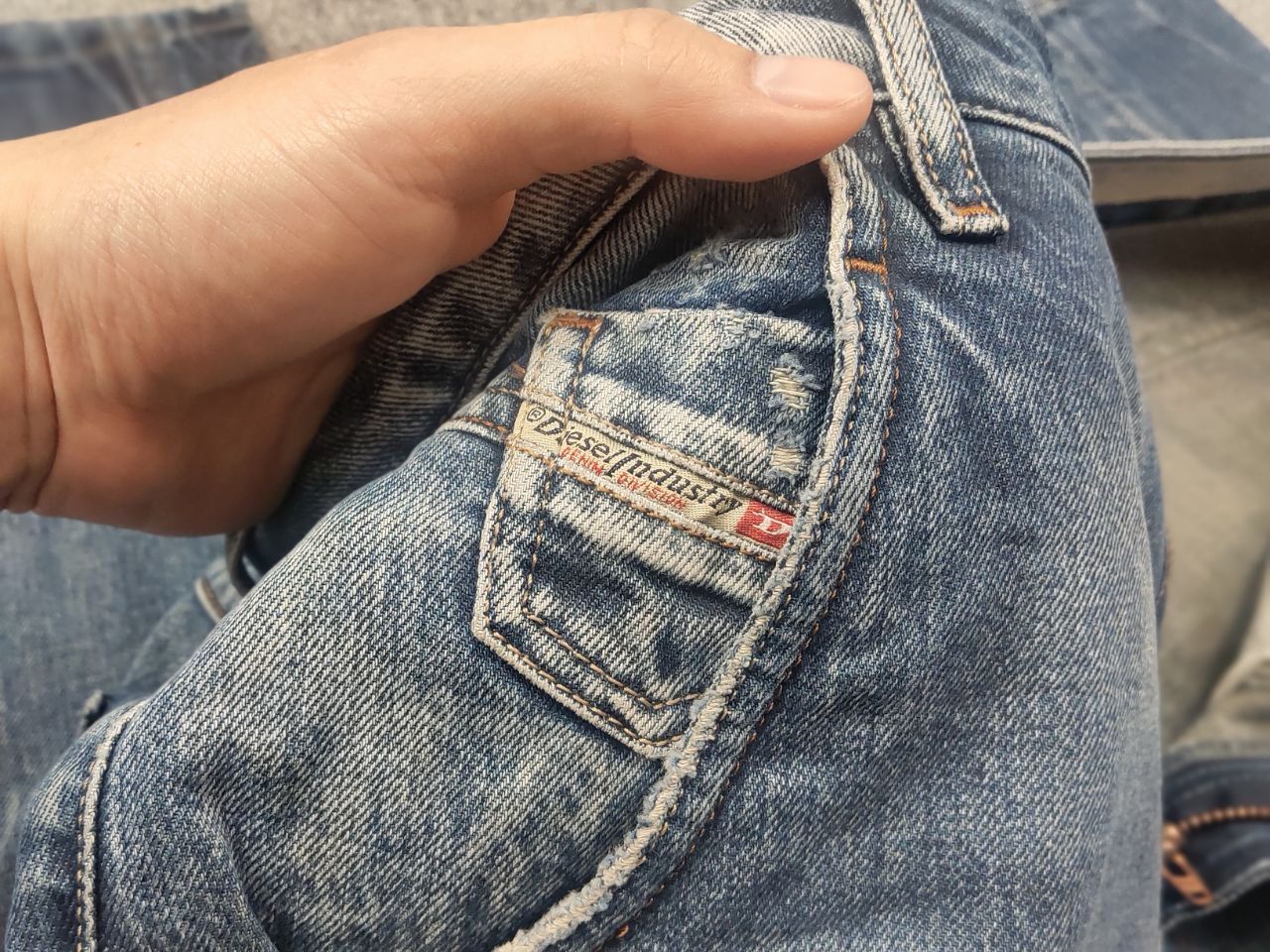 Diesel Diesel fayza relaxed low waist Distressed Denim Blue Jeans Size US 32 / EU 48 - 14 Thumbnail