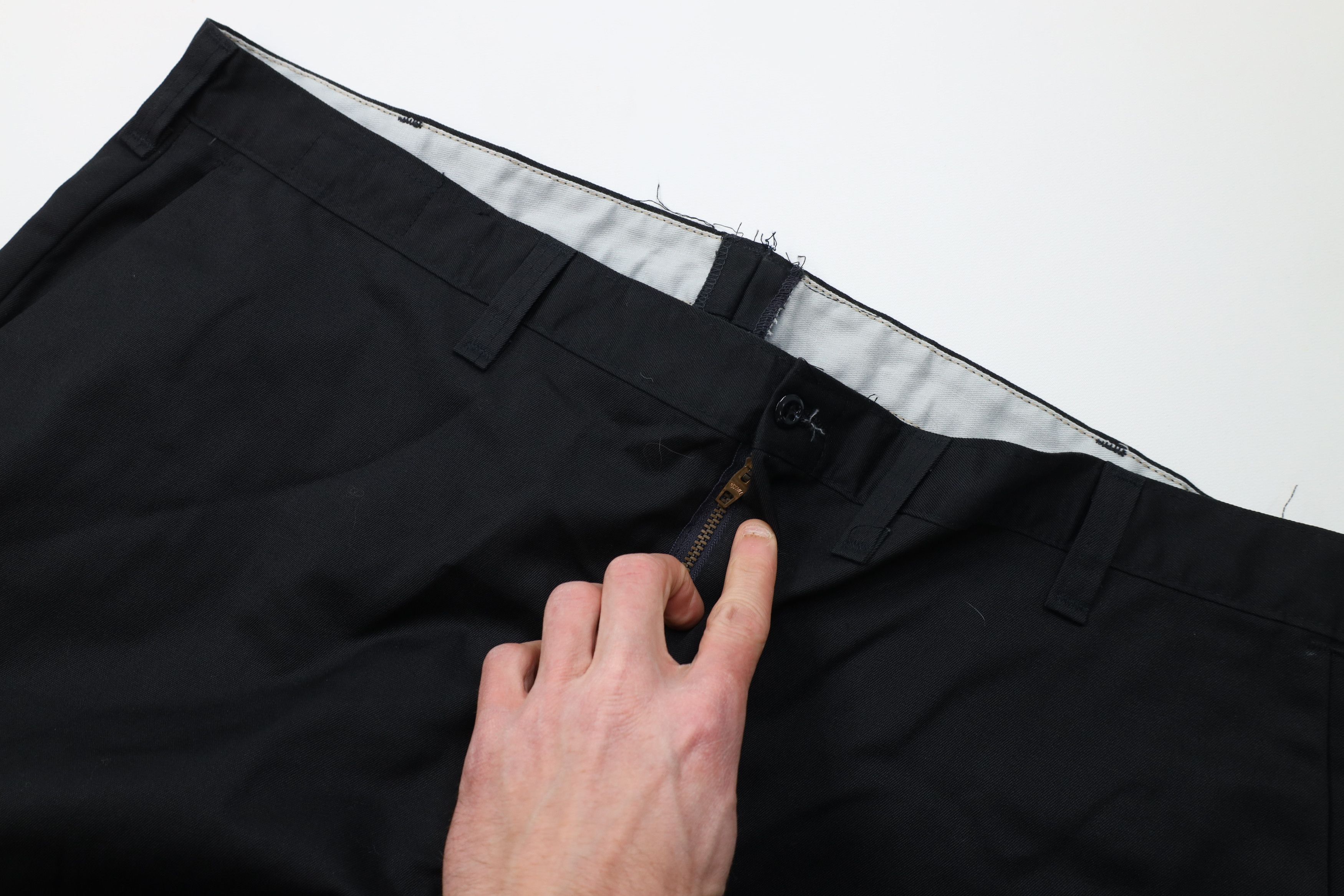 Vintage Vintage 70s 80s Streetwear Mechanic Chino Pants Black USA Size US 44 / EU 60 - 7 Thumbnail