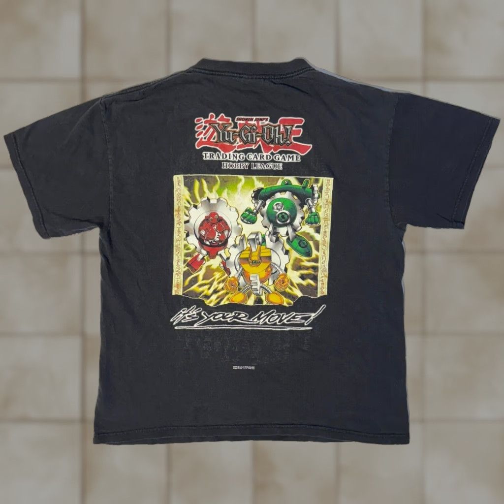 YuGiOh Tshirt Men M 2004 Hobby League Champ Gadget Trio Trading Card Game -  joarbit.com