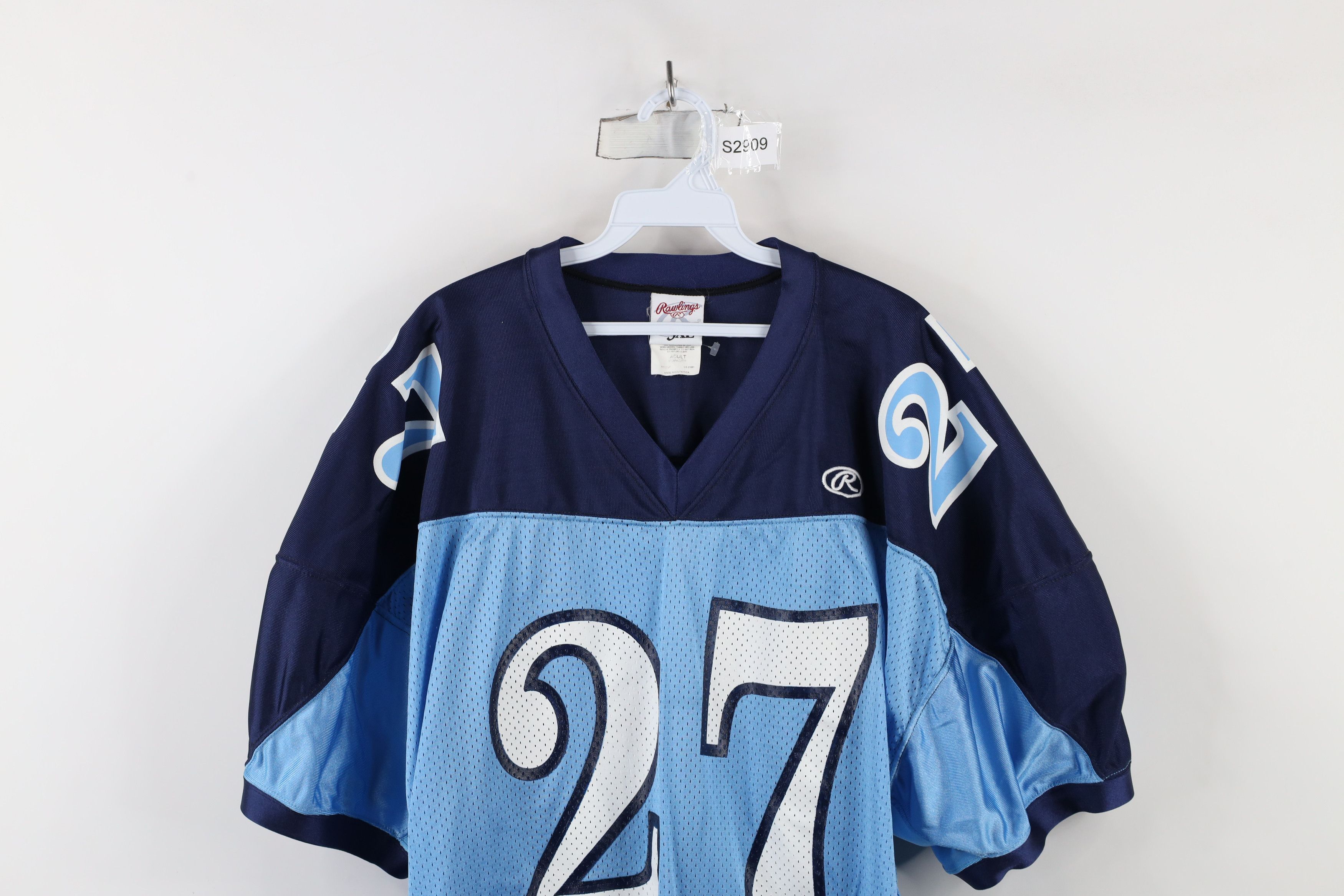 Vintage Vintage 90s Rawlings Cut Tennessee Titans Football Jersey Size US XXL / EU 58 / 5 - 2 Thumbnail