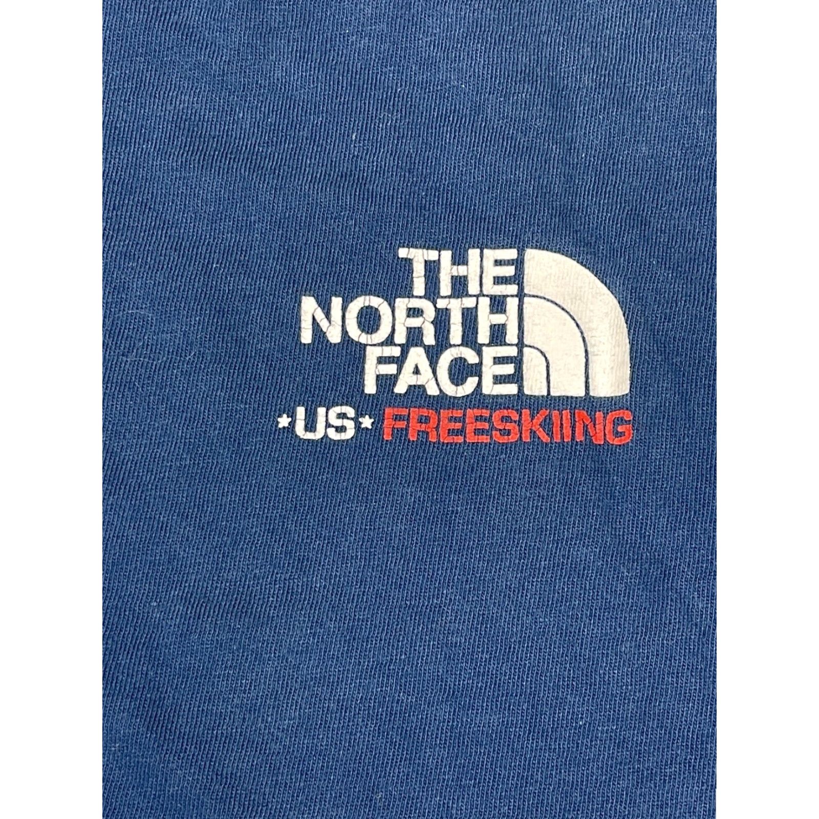 The North Face The North Face Mens T-Shirt Short Sleeve Crew Neck Blue Logo USA Flag Sz M Regular All Seasons Outdoor Size US M / EU 48-50 / 2 - 5 Thumbnail