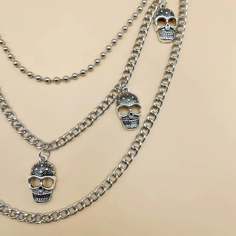 Vintage Vintage Skull Pants Waist Chain Size ONE SIZE - 5 Thumbnail