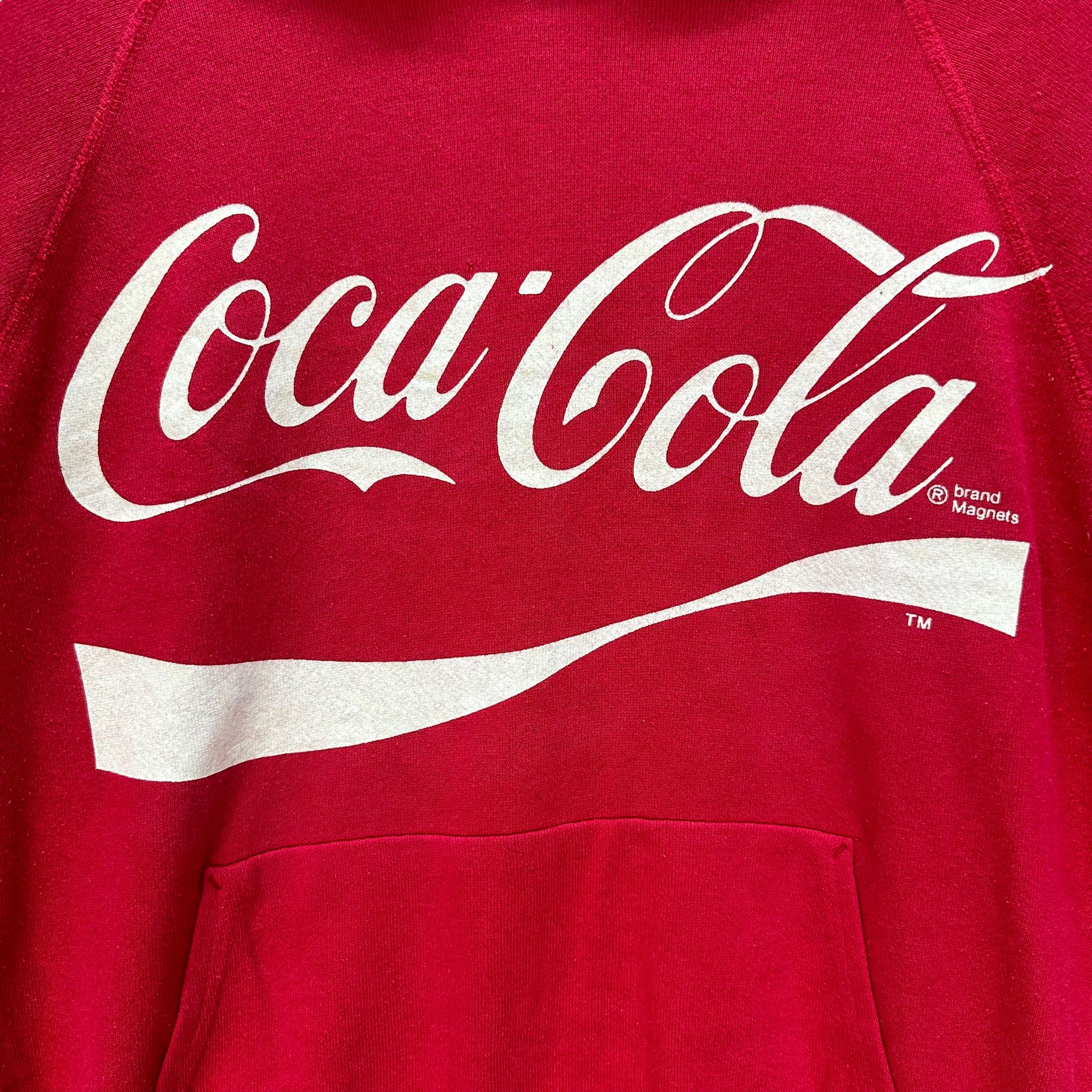 Coca Cola 90's HANES 50/50 COCA COLA BIG LOGO RED HOODIES #8837-030 Size US M / EU 48-50 / 2 - 3 Thumbnail