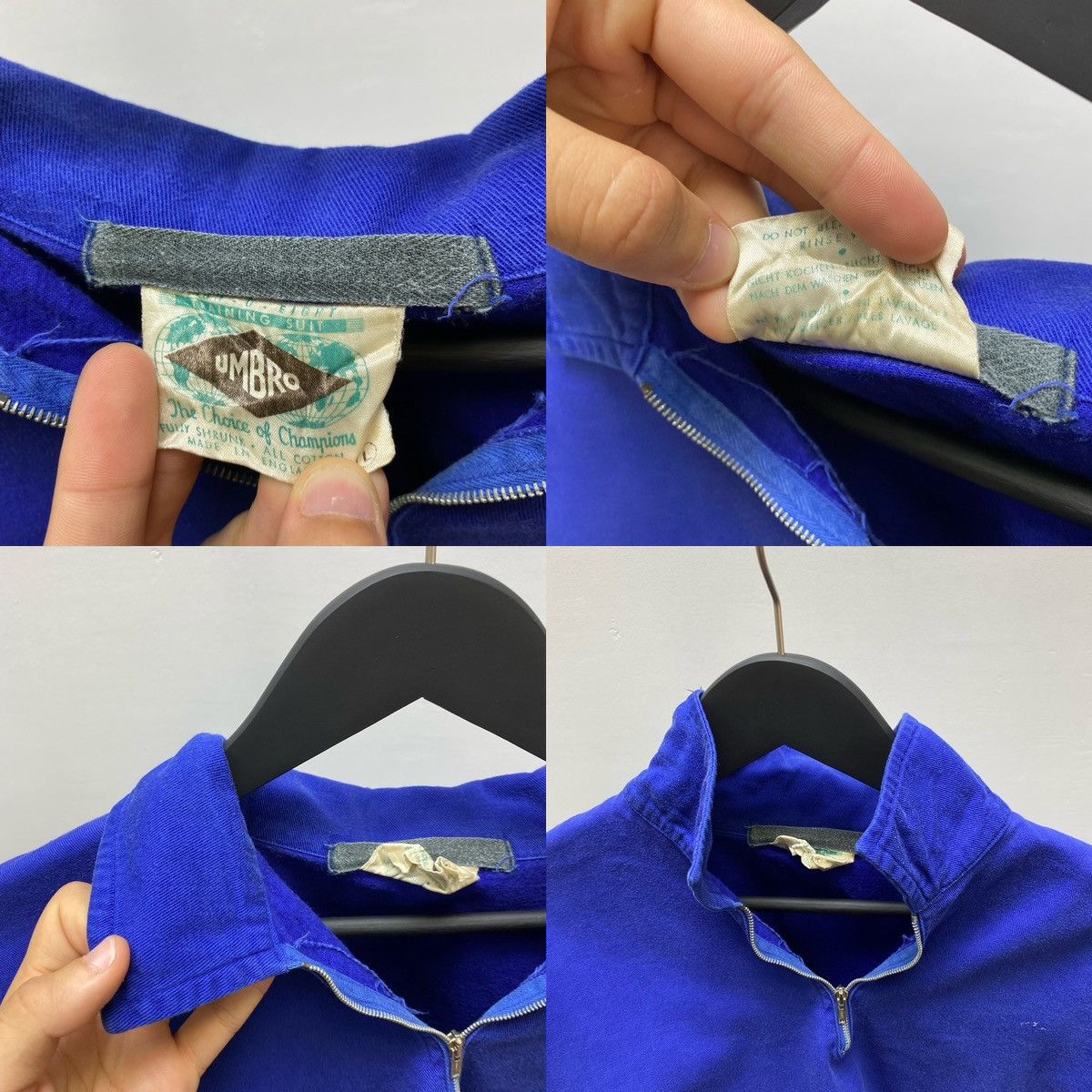 Umbro × Vintage Vintage 60s Umbro Training Suit Top Track Jacket Soccer Size US L / EU 52-54 / 3 - 25 Thumbnail