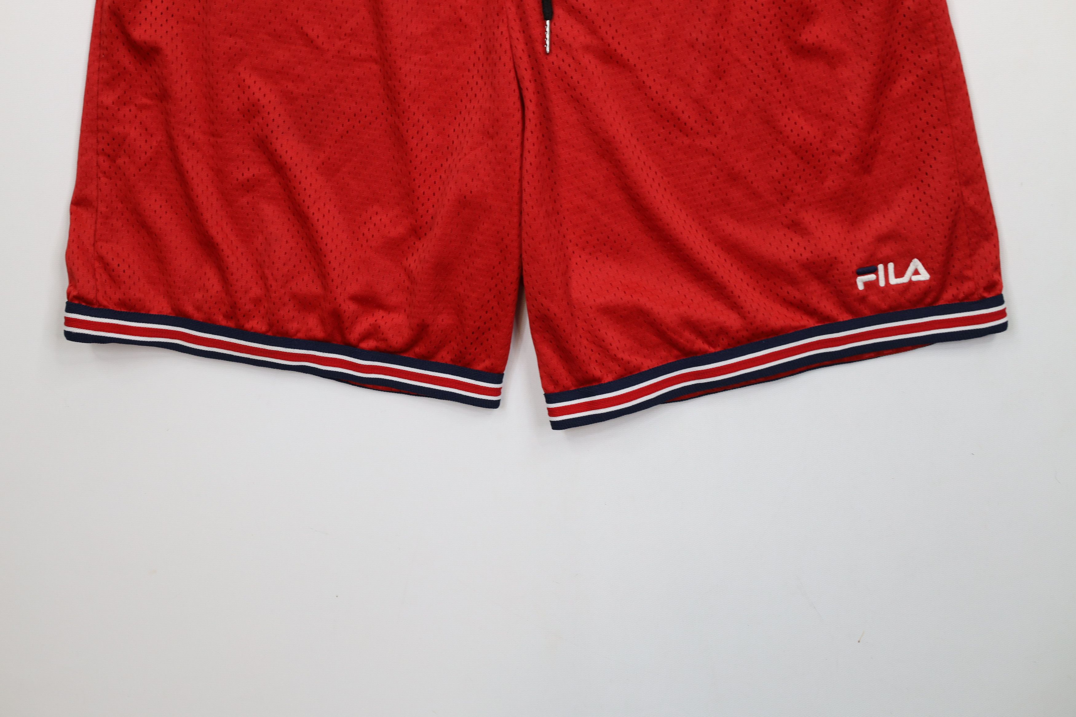 Fila × Vintage Vintage 90s Fila Striped Above Knee Basketball Shorts USA Size US 36 / EU 52 - 4 Thumbnail