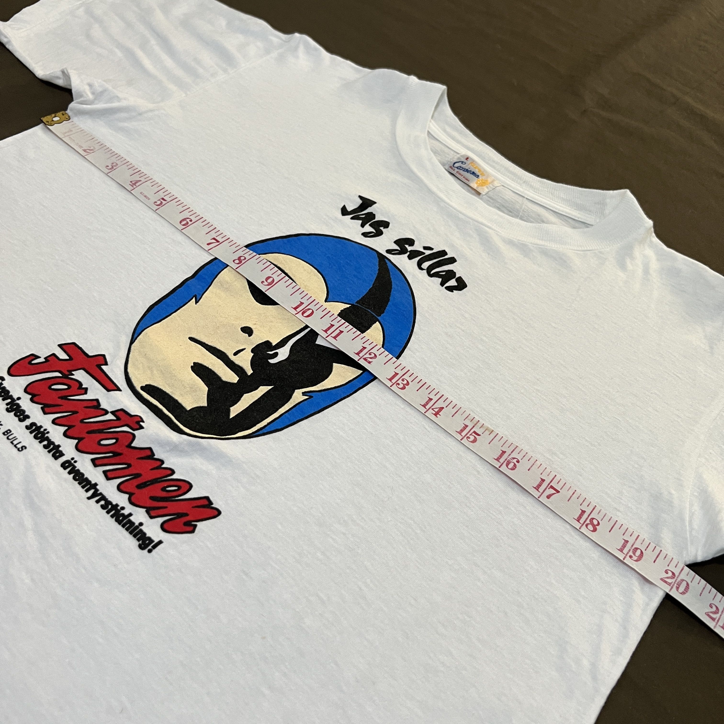 Cartoon Network Rare Vintage 90s Fantomen The Phantom Comic Promo Tee Size US L / EU 52-54 / 3 - 5 Thumbnail