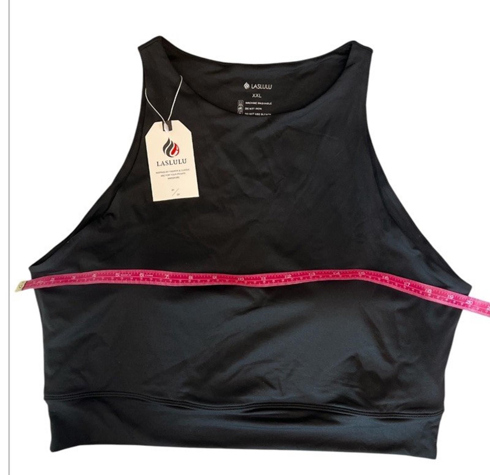 Designer Laslulu Padded Sports Bra Sz XXL Size ONE SIZE - 5 Thumbnail