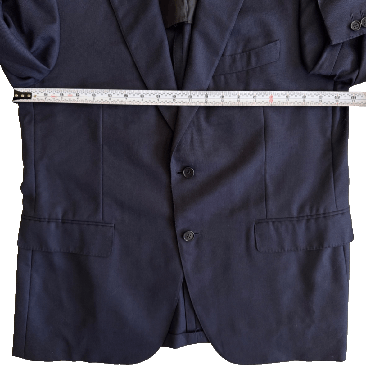 Canali Canali 50R Blue Water Resistant Blazer 2-Btn Jacket Size 50R - 4 Thumbnail