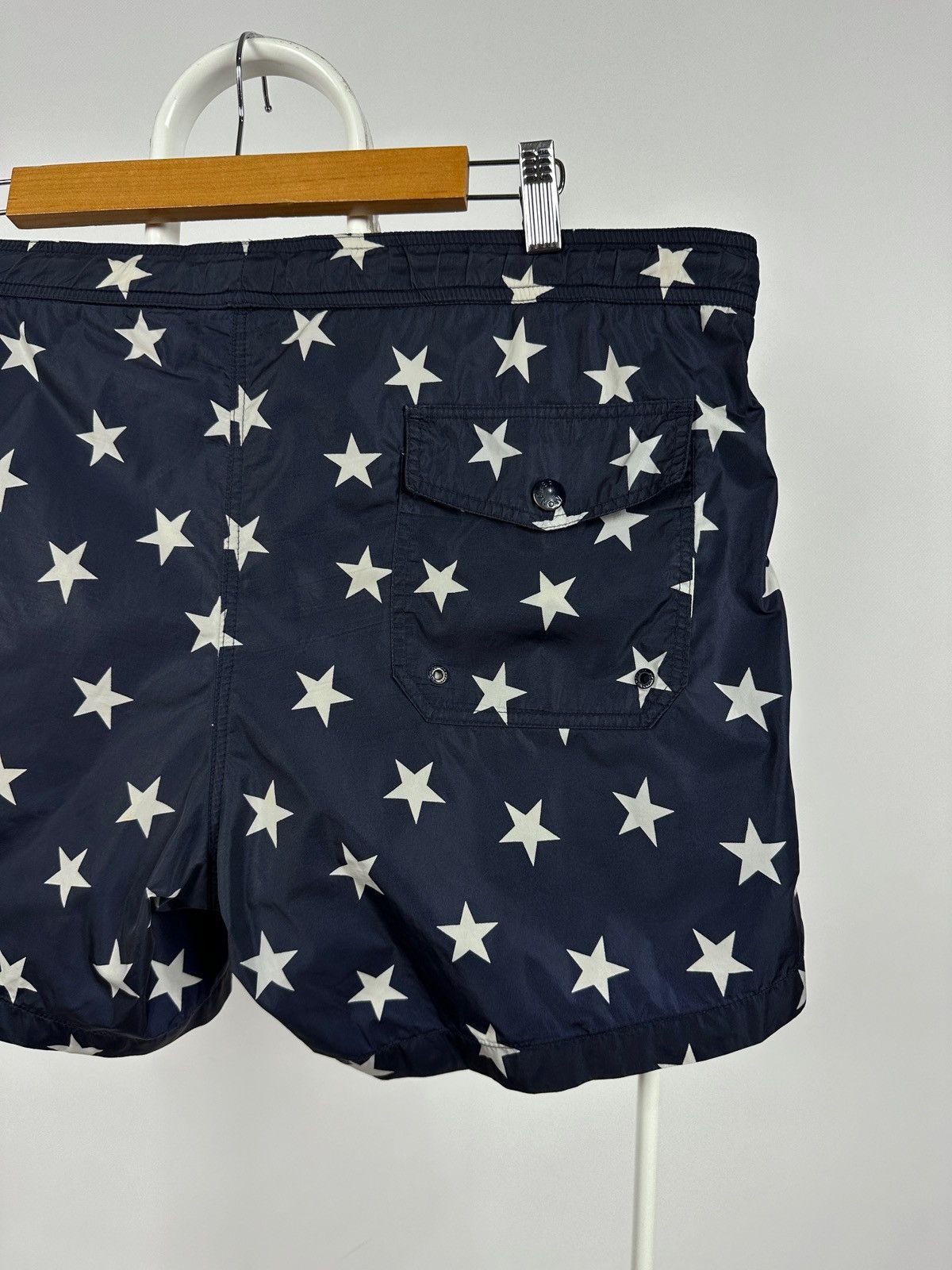 Moncler Moncler Boxer Mare Star Print Navy Blue Swimming Shorts Size US 36 / EU 52 - 9 Thumbnail