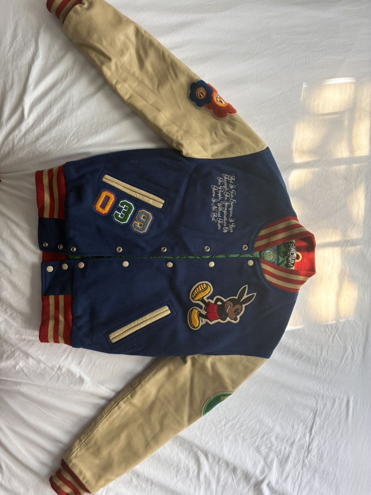 Stadium Goods Rello Varsity Jacket in Blue, Men's — image 2 of 5
