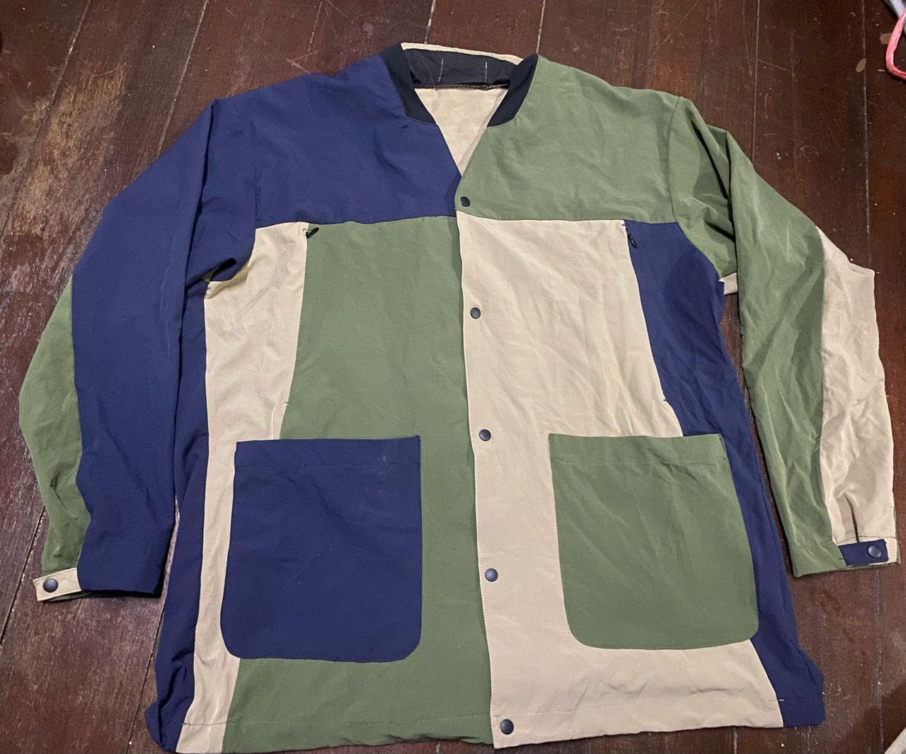 Other Travel shell multicolor snap button jacket by fieldcore Size US L / EU 52-54 / 3 - 5 Thumbnail