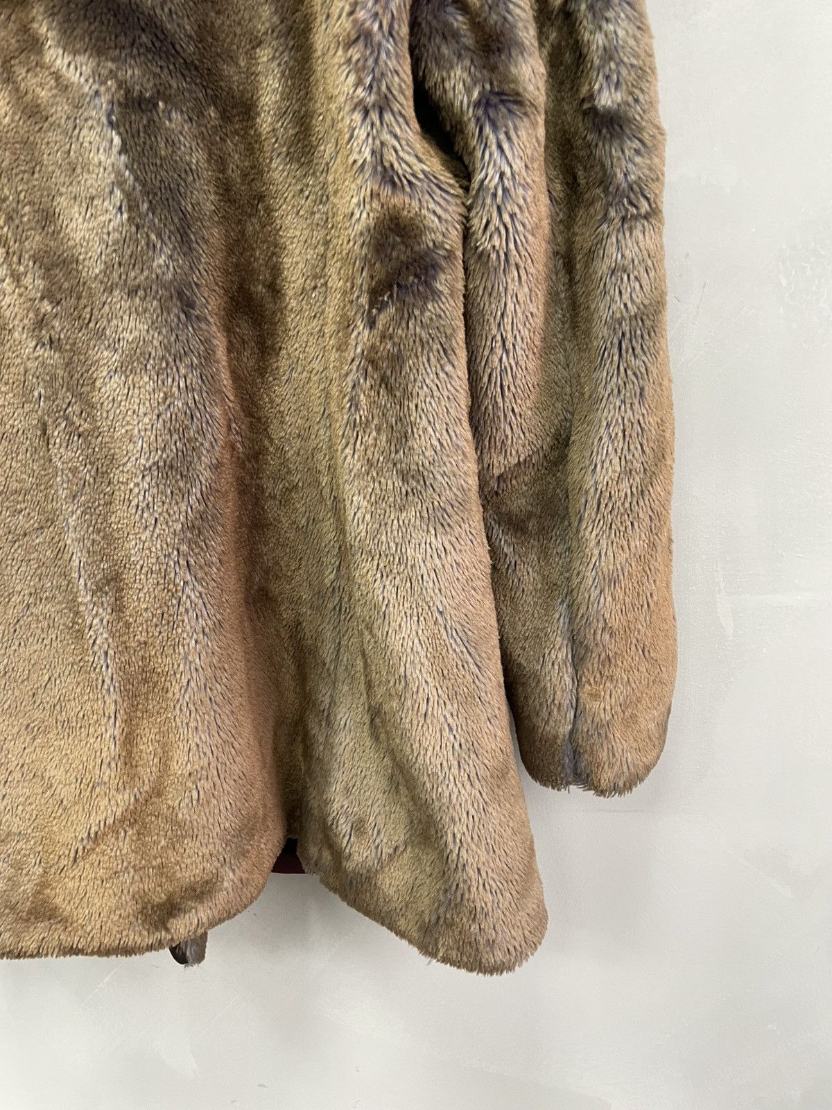 Japanese Brand × Miss Sixty CRAZY VINTAGE Y2K FUR FAUX MISS SIXTY LONG COAT JACKET Size L / US 10 / IT 46 - 10 Thumbnail