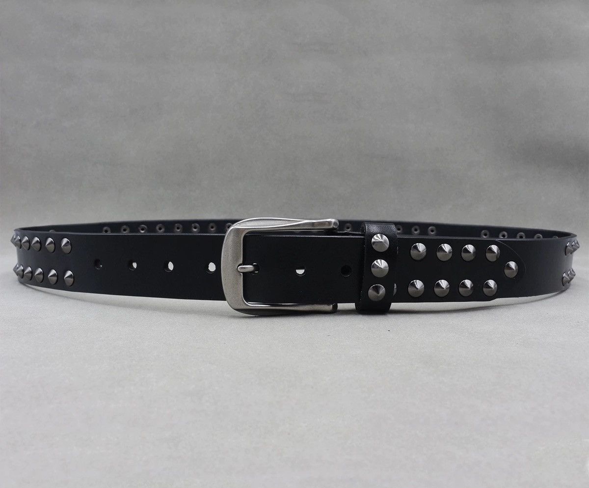 Japanese Brand × Vintage Retro punk cross rivet studded leather rock belt Size ONE SIZE - 4 Thumbnail