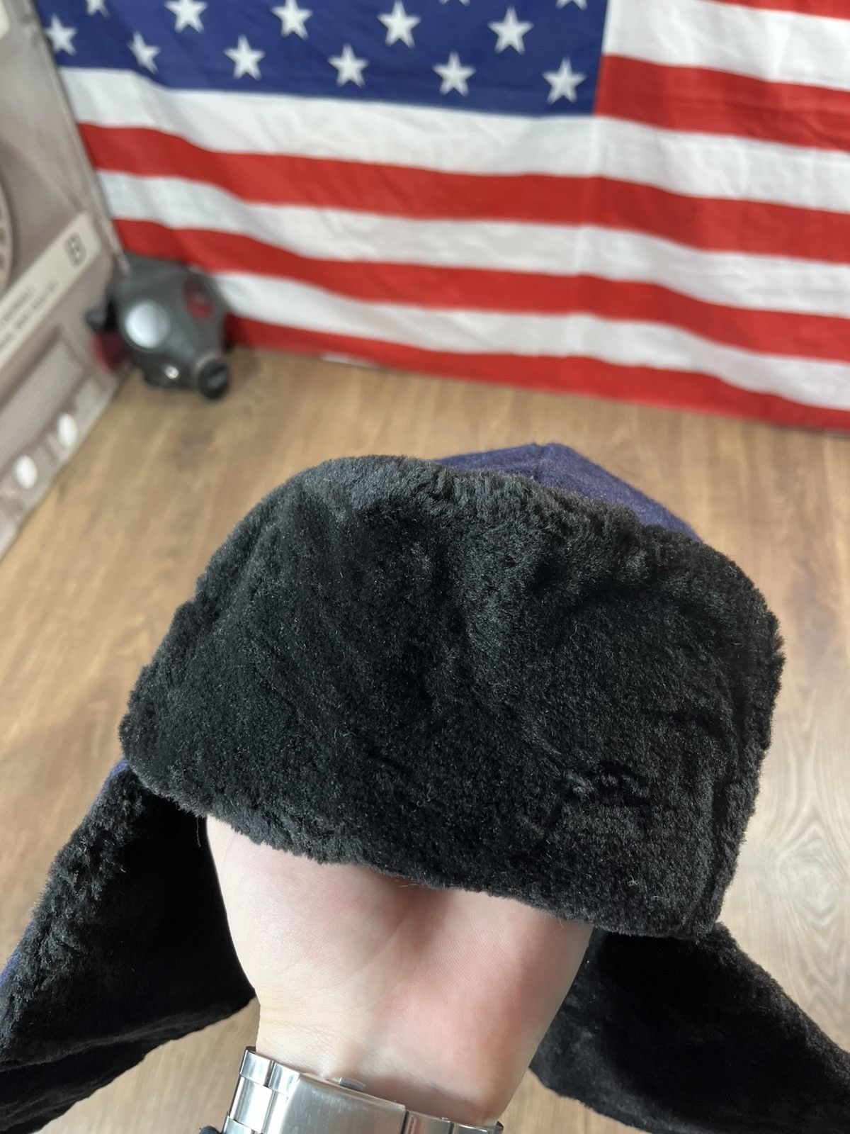 Vintage Vintage Ushanka Hat Y2K Size ONE SIZE - 6 Thumbnail