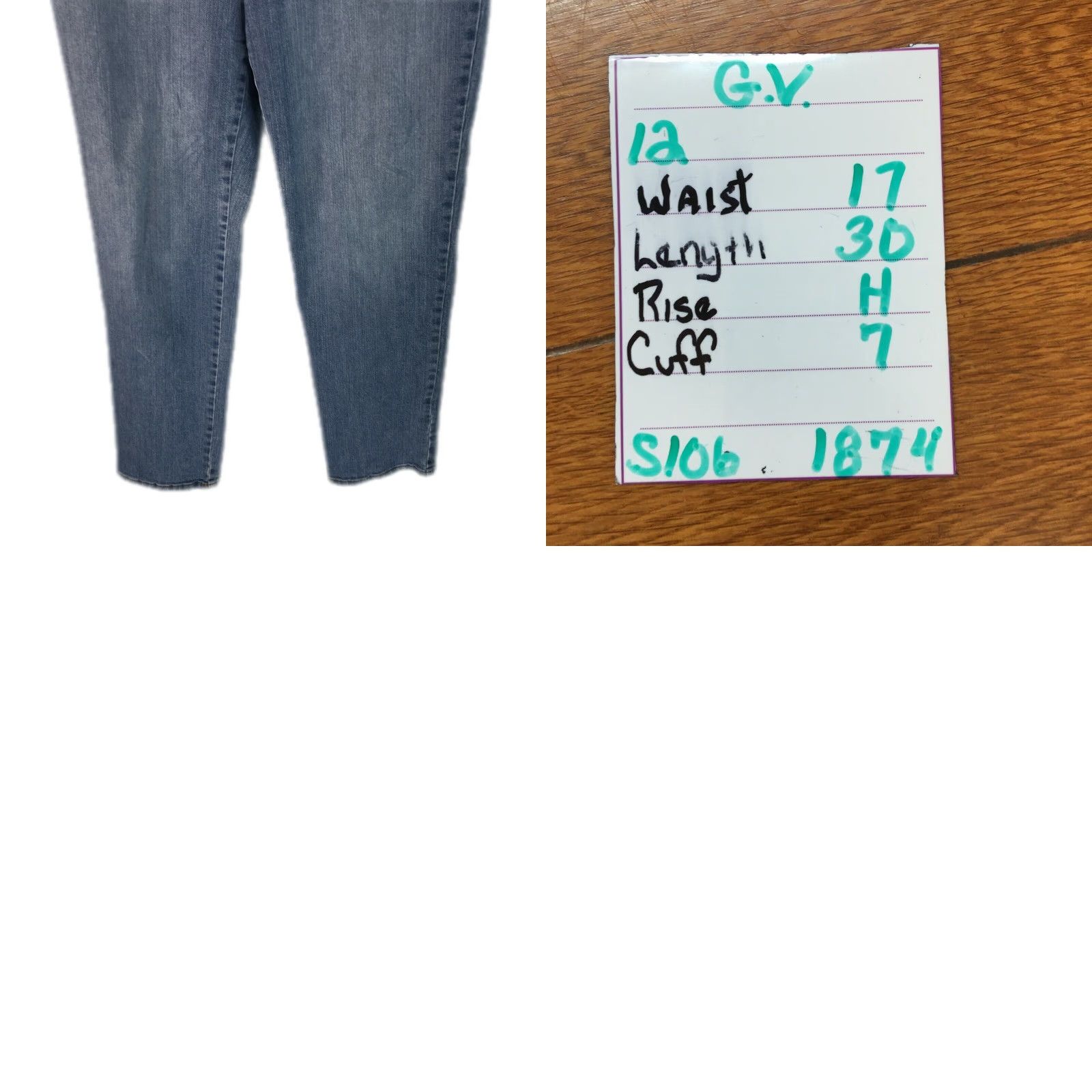 Gloria Vanderbilt Gloria Vanderbilt Amanda Denim Jeans Womens Size 12 Straight Blue 34X30 Size 34" / US 12 / IT 48 - 8 Thumbnail