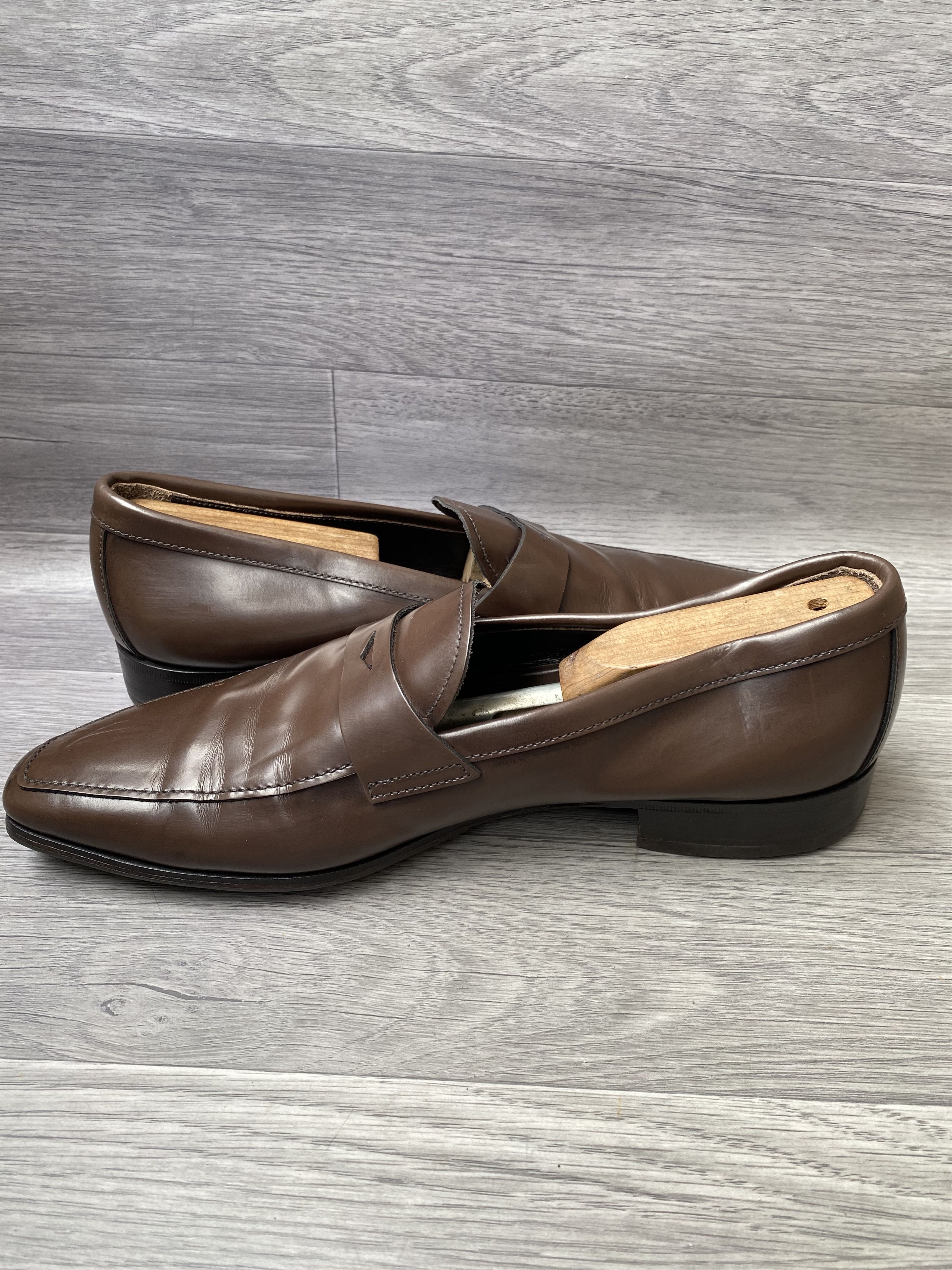 Prada Prada brown penny loafers dress shoes sz uk 10 Size US 11 / EU 44 - 6 Thumbnail