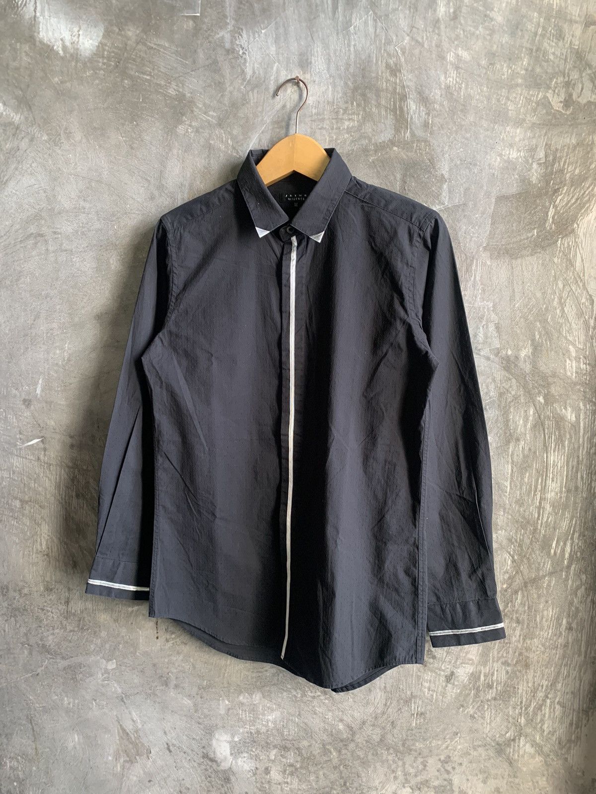 Japanese Brand Jline By Junmen Textured Shirt Size US M / EU 48-50 / 2 - 1 Thumbnail