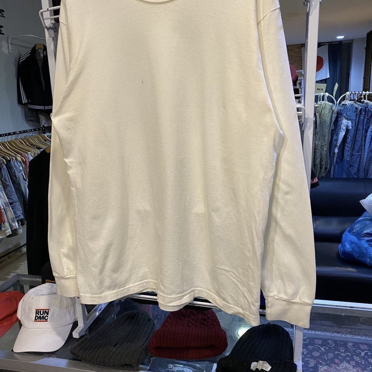 Supreme Supreme Plain White L/S Authentic Size L Size US L / EU 52-54 / 3 - 4 Thumbnail