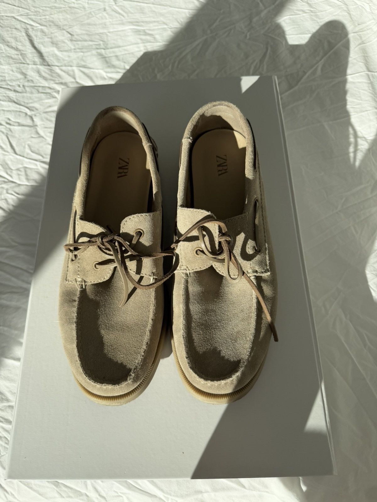 Zara Zara Suede Boat Shoe Size 12 Size US 12 / EU 45 - 5 Thumbnail