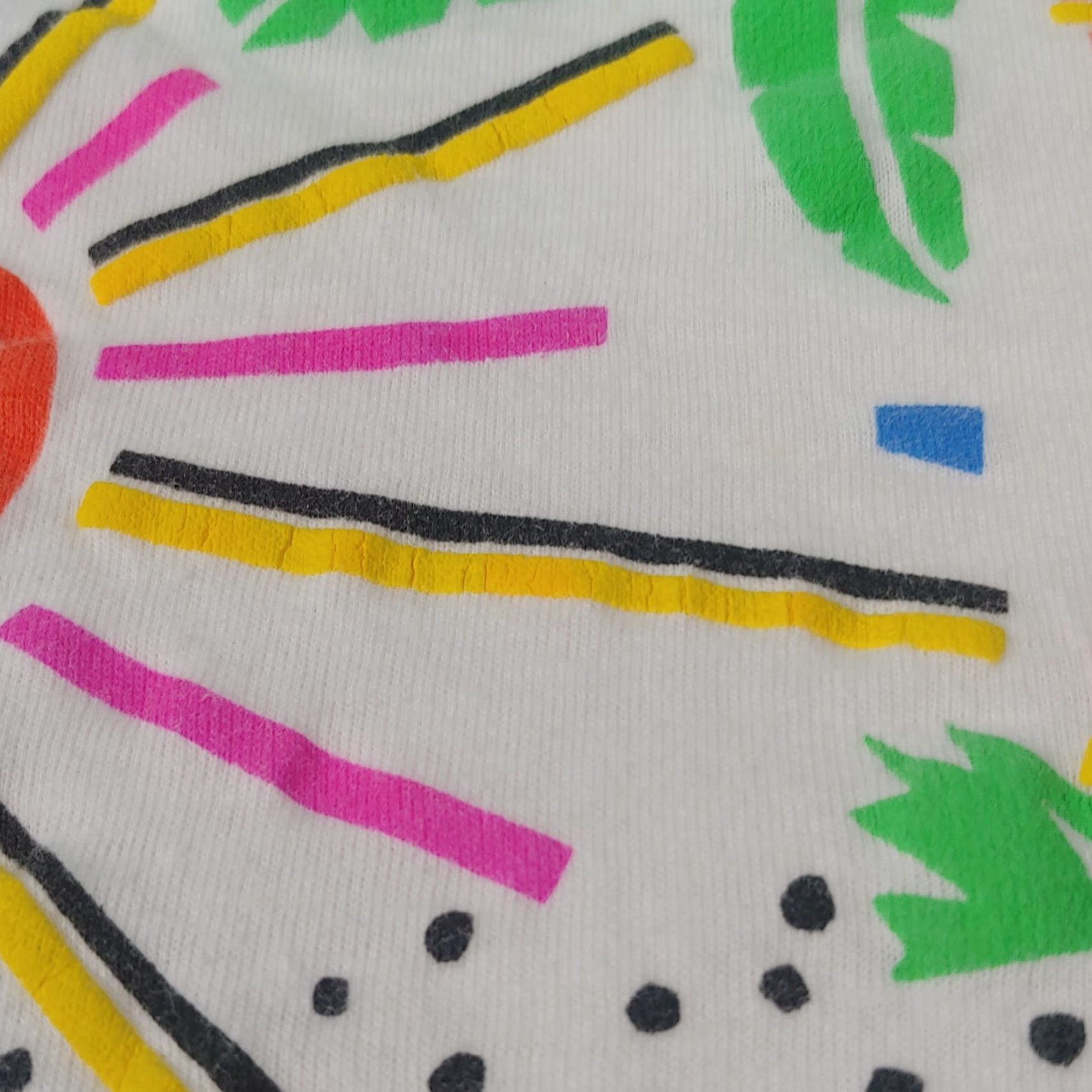 Vintage VINTAGE Short Hills EE Beach T Shirt White XL Puffy Graphic Single Stitch Crew Neck Men Regular Size Man Beach Sun Fun Size US XL / EU 56 / 4 - 4 Thumbnail