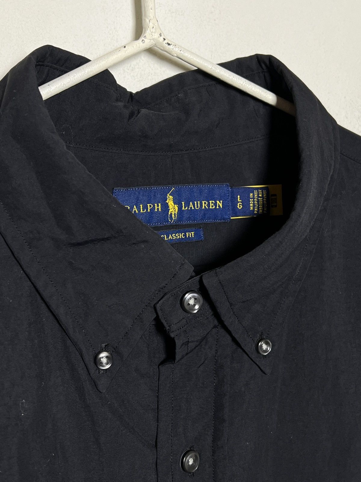 Ralph Lauren Ralph Lauren Black Nylon Button-Up insulated Shirt Size US L / EU 52-54 / 3 - 7 Thumbnail