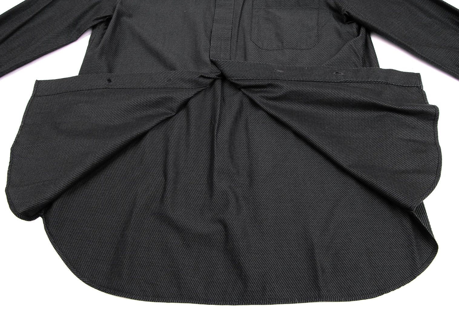 Jean Paul Gaultier Charcoal Pinstripe Shirt Size 50 in Good Condition Size US M / EU 48-50 / 2 - 13 Thumbnail