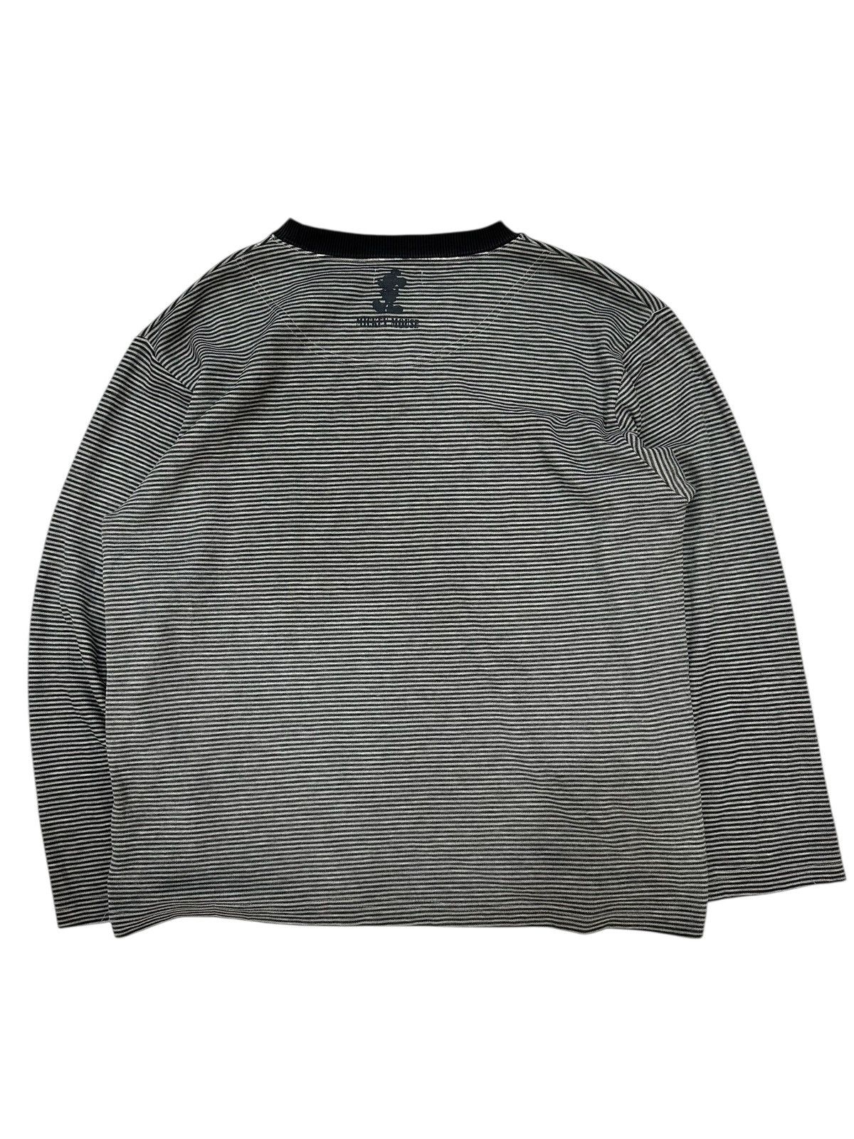 Hysteric Glamour 2000s VINTAGE MICKEY MOUSE STRIPE POEM LONG SLEEVE LGB STYLE Size US L / EU 52-54 / 3 - 5 Thumbnail