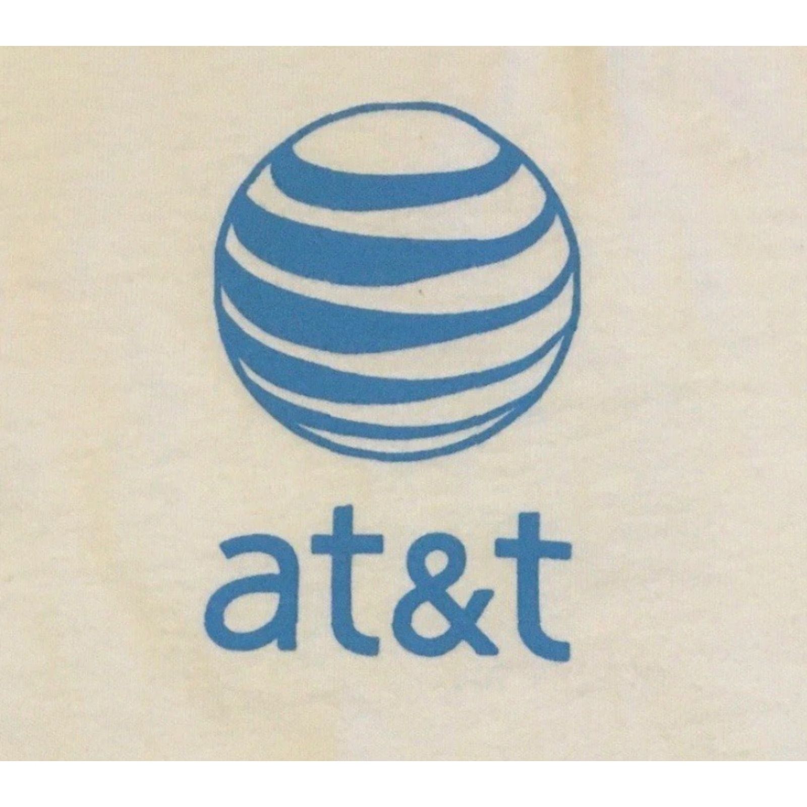Apple VINTAGE AT&T Shirt Mens L White Cotton Crew Neck Short Sleeve 80s 90s Y2K Retro Tech Phone Funny Grunge Rock California USA Size US L / EU 52-54 / 3 - 4 Thumbnail