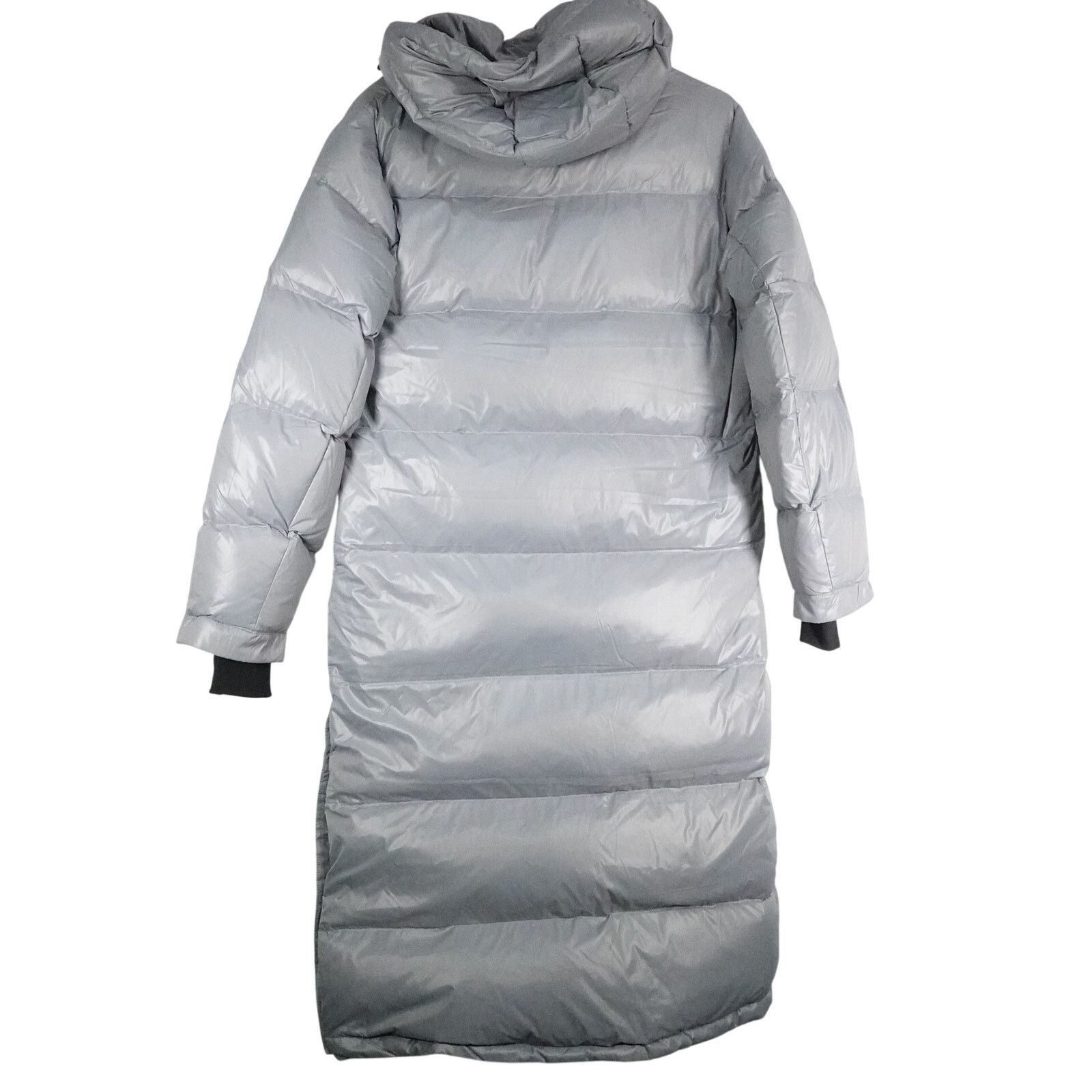 Quince Quince XS Responsible Down Long Puffer Coat Feather Gray Size XS / US 0-2 / IT 36-38 - 11 Thumbnail