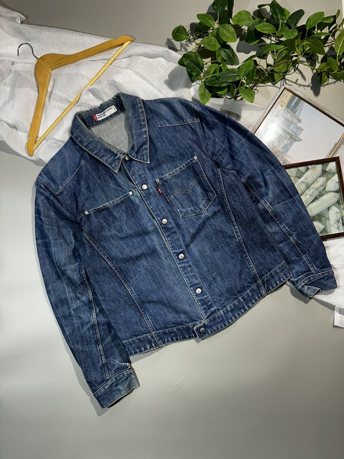 Levi's Vintage Clothing Levis Denim Jacket Trucker Tupe lll Blue Wash Overshirt Size US M / EU 48-50 / 2 - 1 Thumbnail