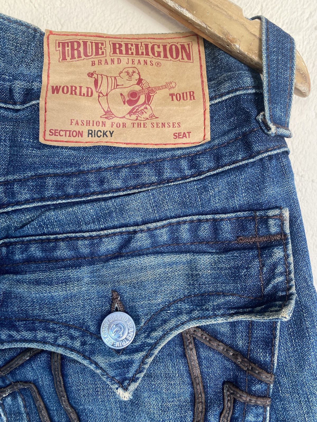True Religion True Religion Ricky Denim Size US 32 / EU 48 - 12 Thumbnail