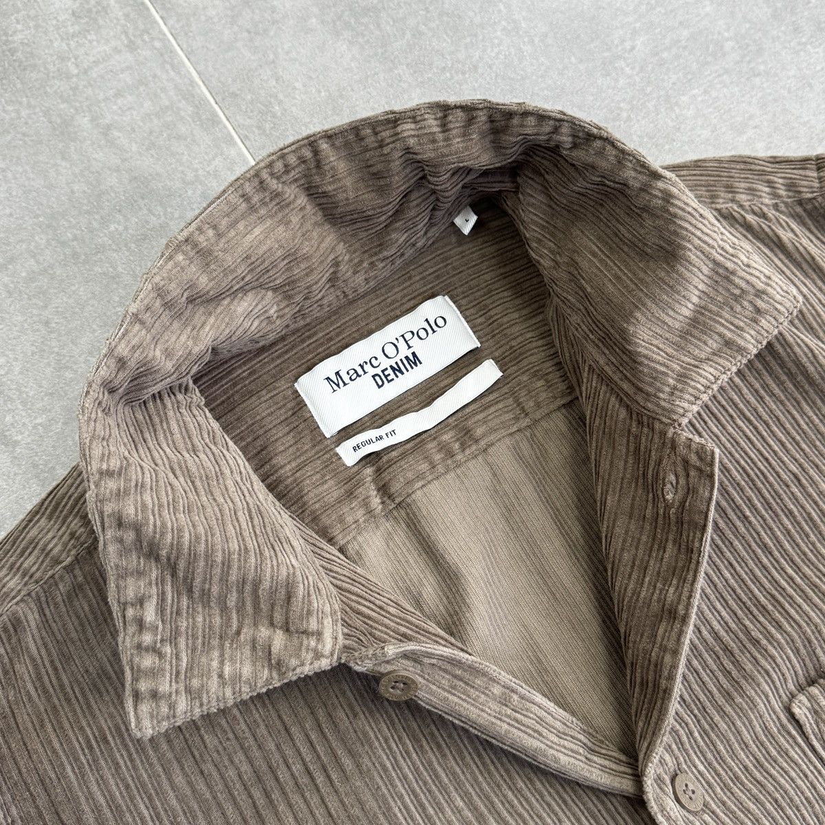 Marc O'Polo Marc O'Polo Denim Corduroy Men Overshirt Size L Size US L / EU 52-54 / 3 - 11 Thumbnail