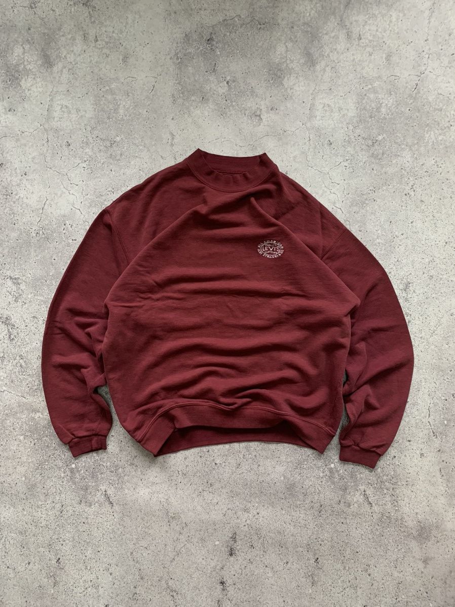 Levi's Vintage Clothing Rare Vintage 80s Levis Sweatshirt Box Fit Size US L / EU 52-54 / 3 - 1 Thumbnail