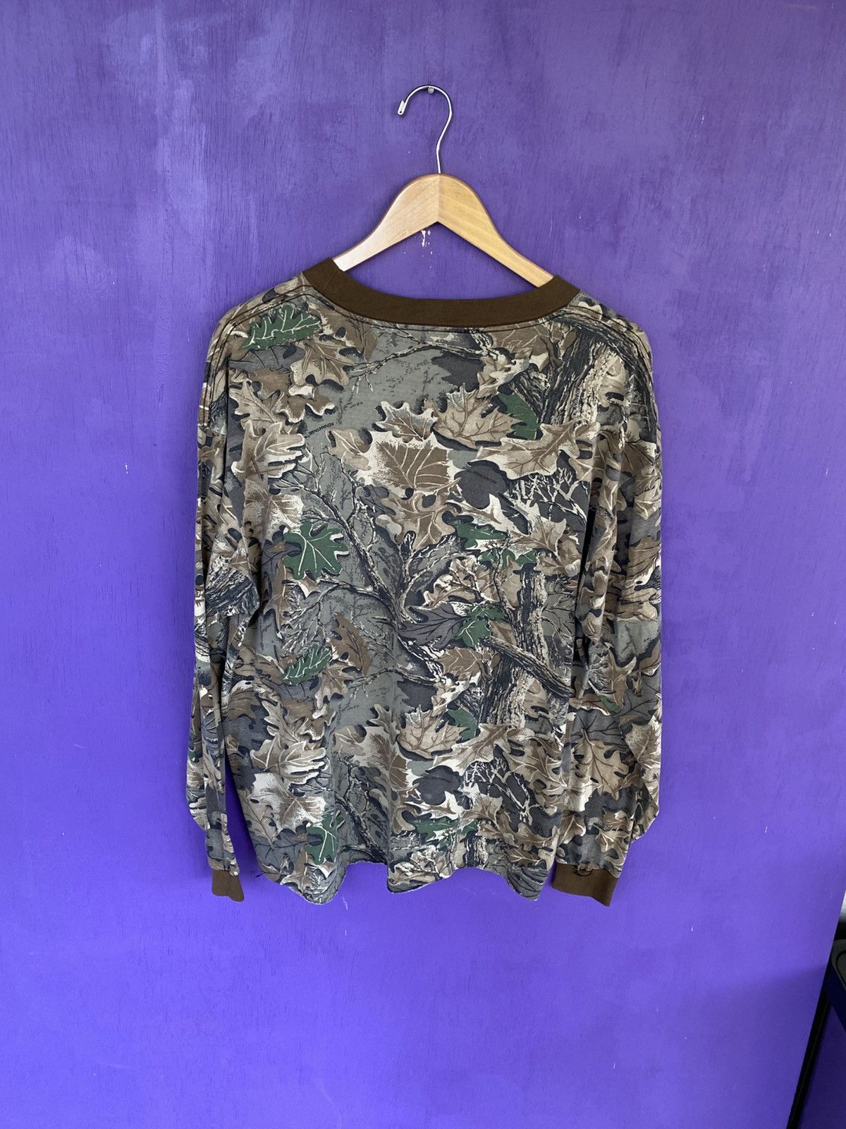 Other Vintage 80s leaves Camo long-sleeve Size US L / EU 52-54 / 3 - 2 Thumbnail