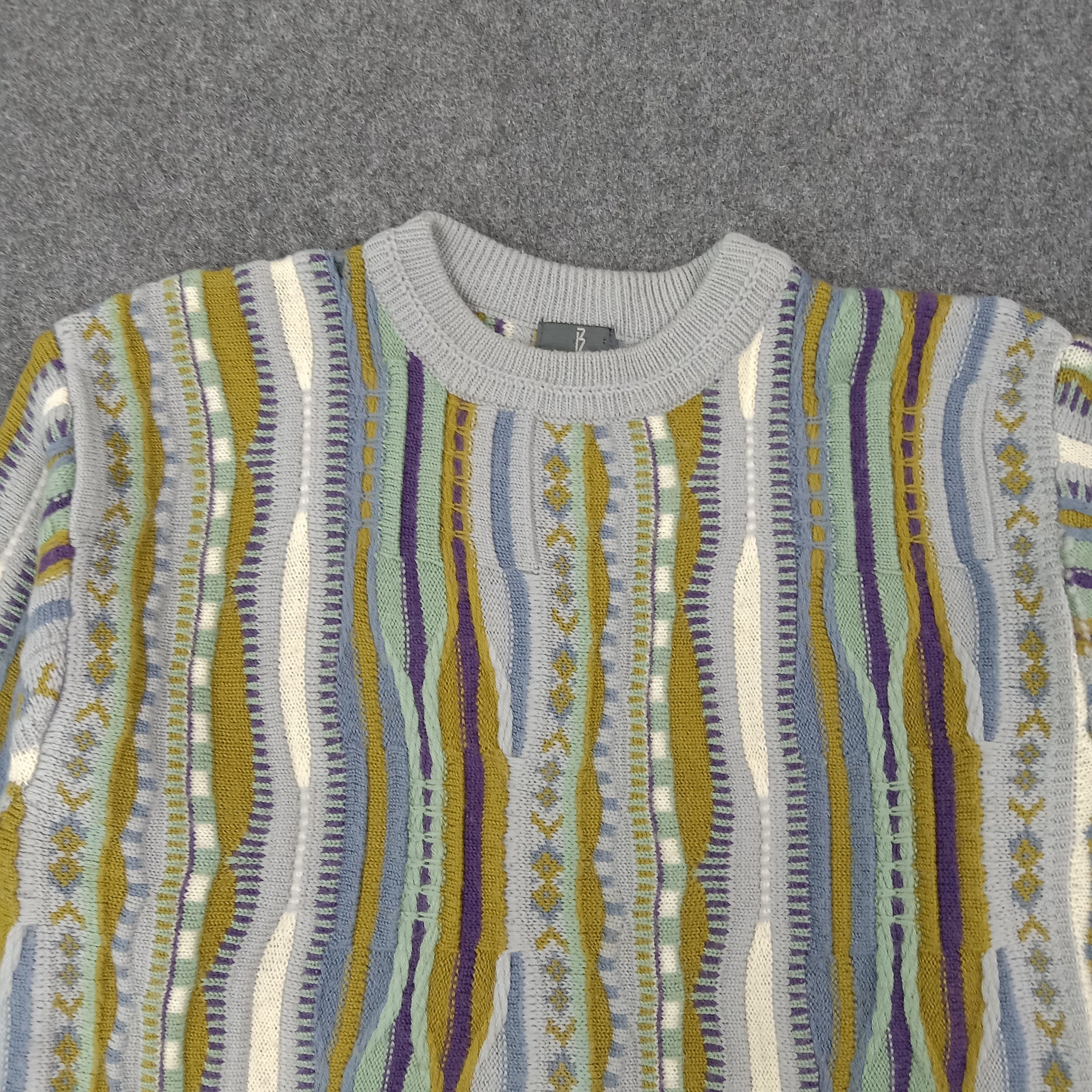 Vintage Boswell Men Gypsy Style Knitwear SweaterC263N20 Size US S / EU 44-46 / 1 - 2 Thumbnail